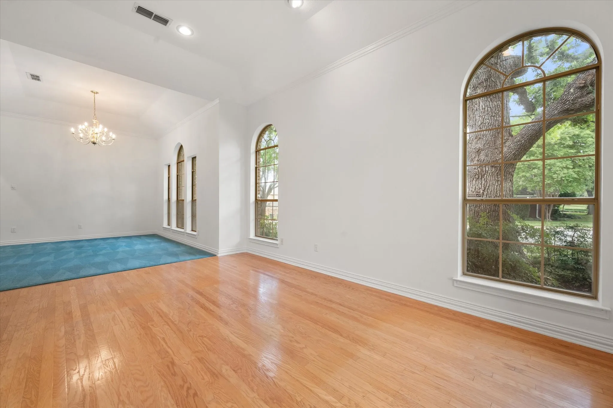 Front living and dining rooms