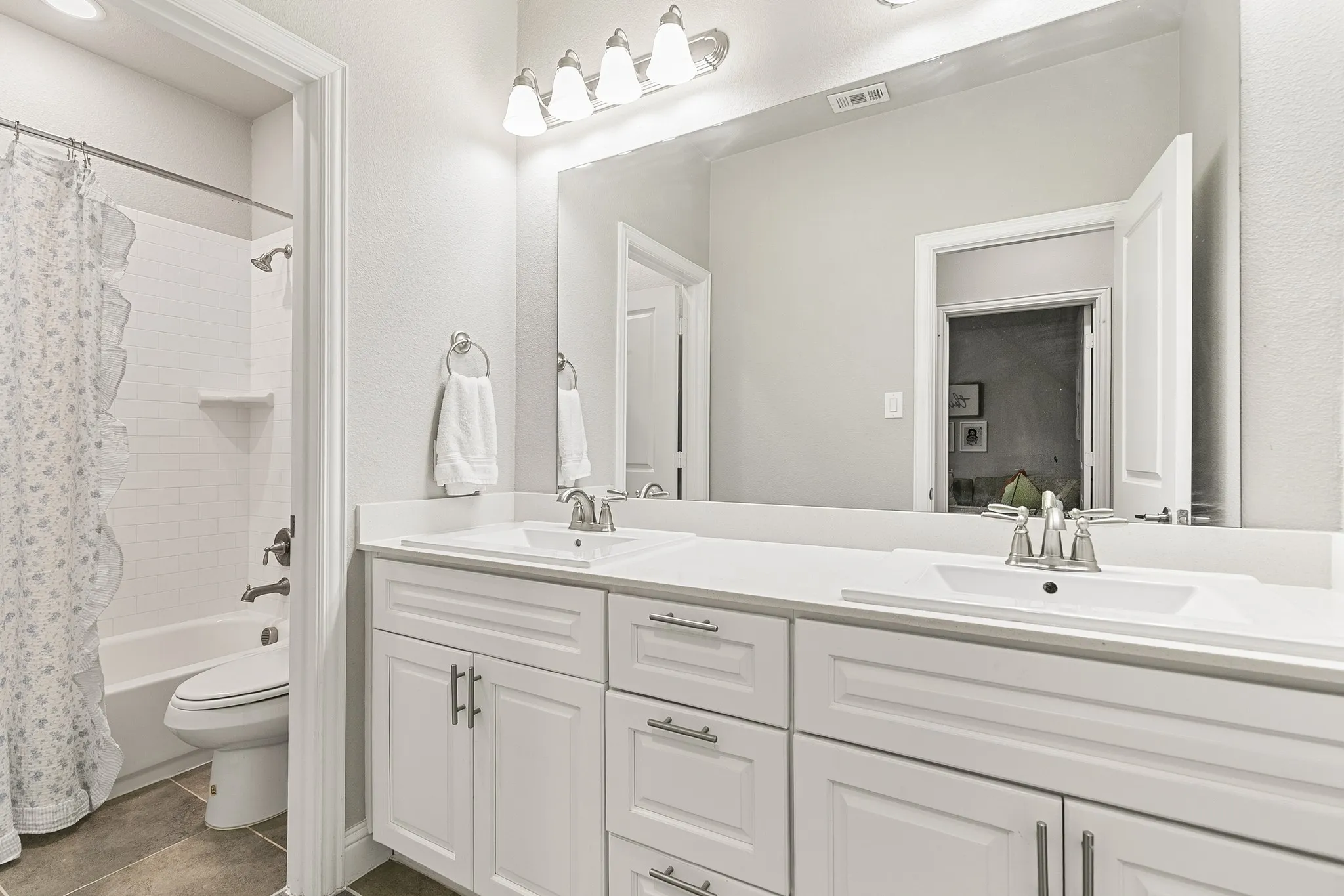 Upstairs hallway bathroom