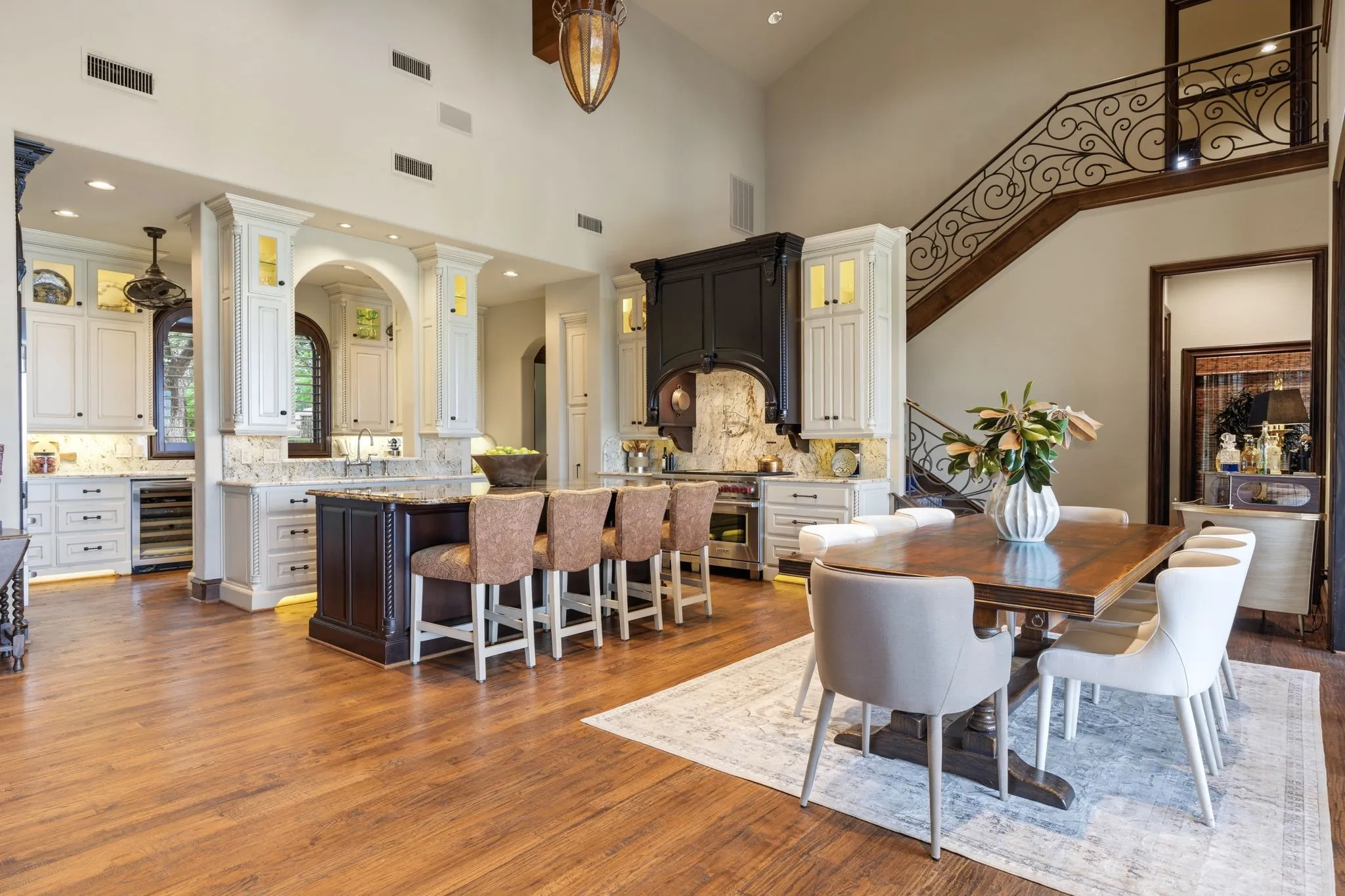 View of Dining Room and Kitchen