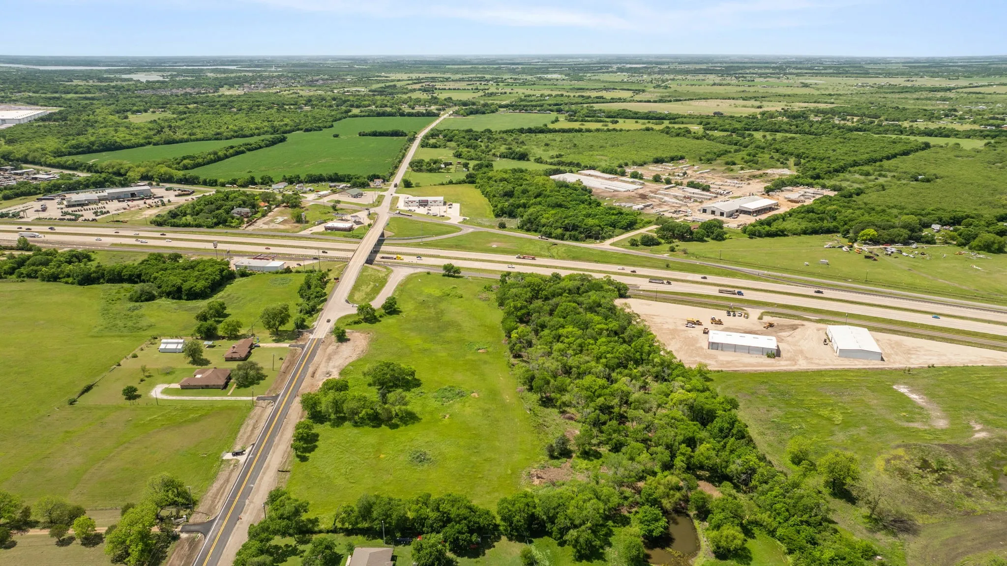 Expansive green spaces and varied terrain