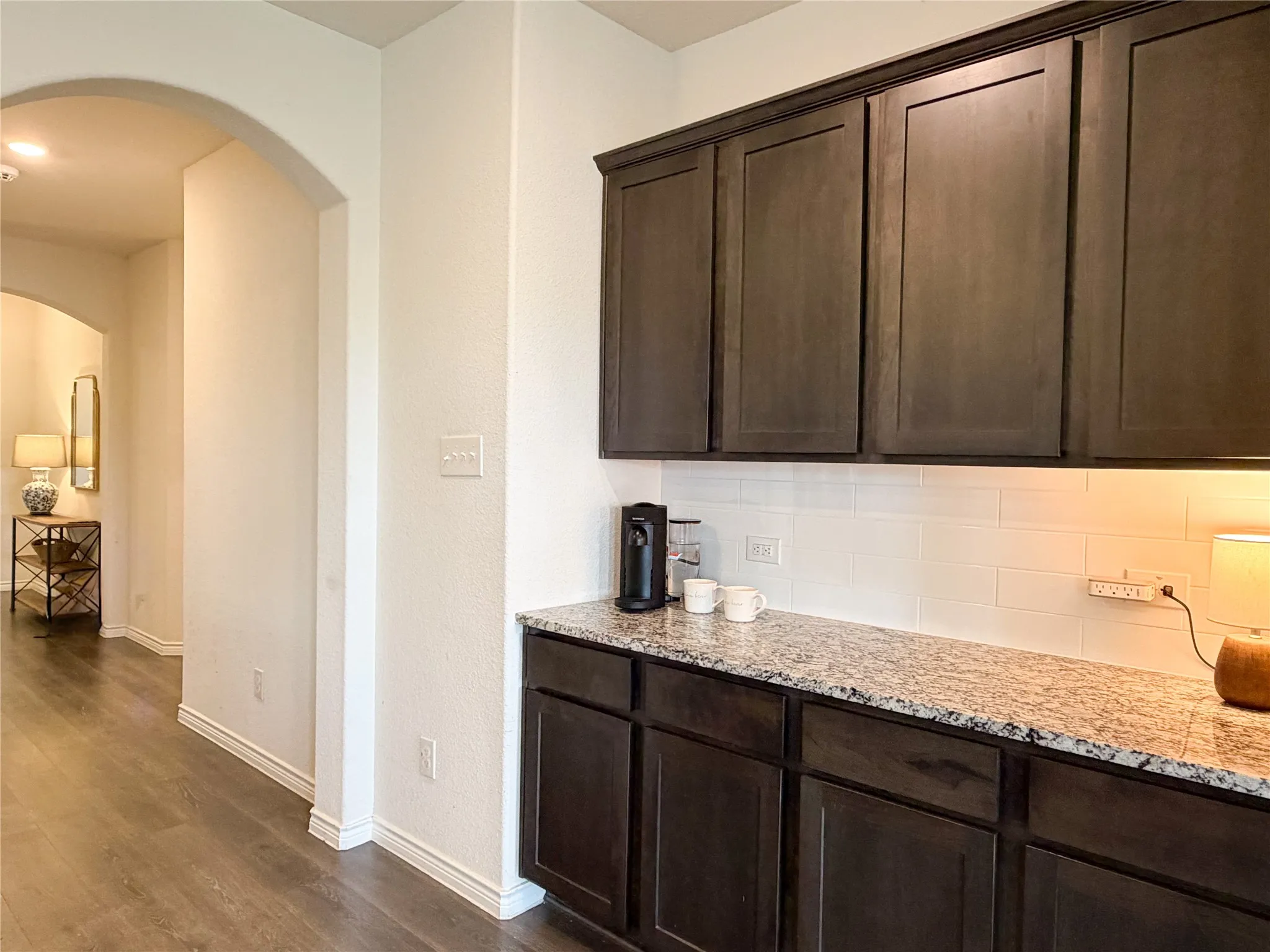 You’ll Especially Love the Oversized Coffee Bar with Plenty of Extra Cabinet Space