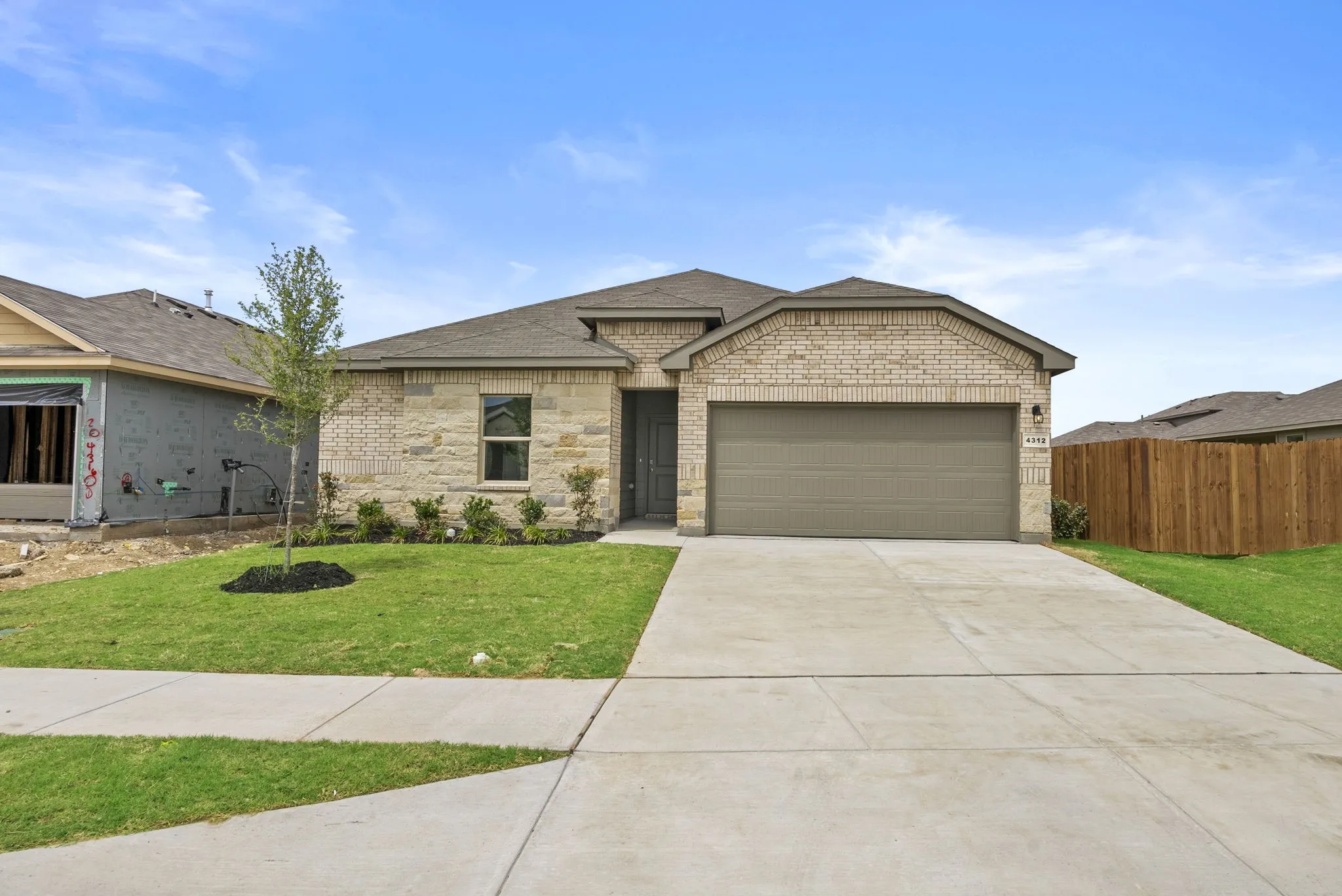 Single Family Residence For Sale in Tarrant County , 4312 Valley Brook Drive, Crowley, Texas 76036, 3 Bedrooms, 2 Bathrooms, 2 Garage spaces, 1,446 Sqft, built in 2025, New Construction - Complete, Price $305,000, mls#21249971, Real Estate Agent in Crowley, Homes For Sale in Tarrant county, Homes For Sale in Crowley, Realtor in Crowley Texas, Real Estate Brokerage Independent Realty Texas, Luminita Cordes Realtor