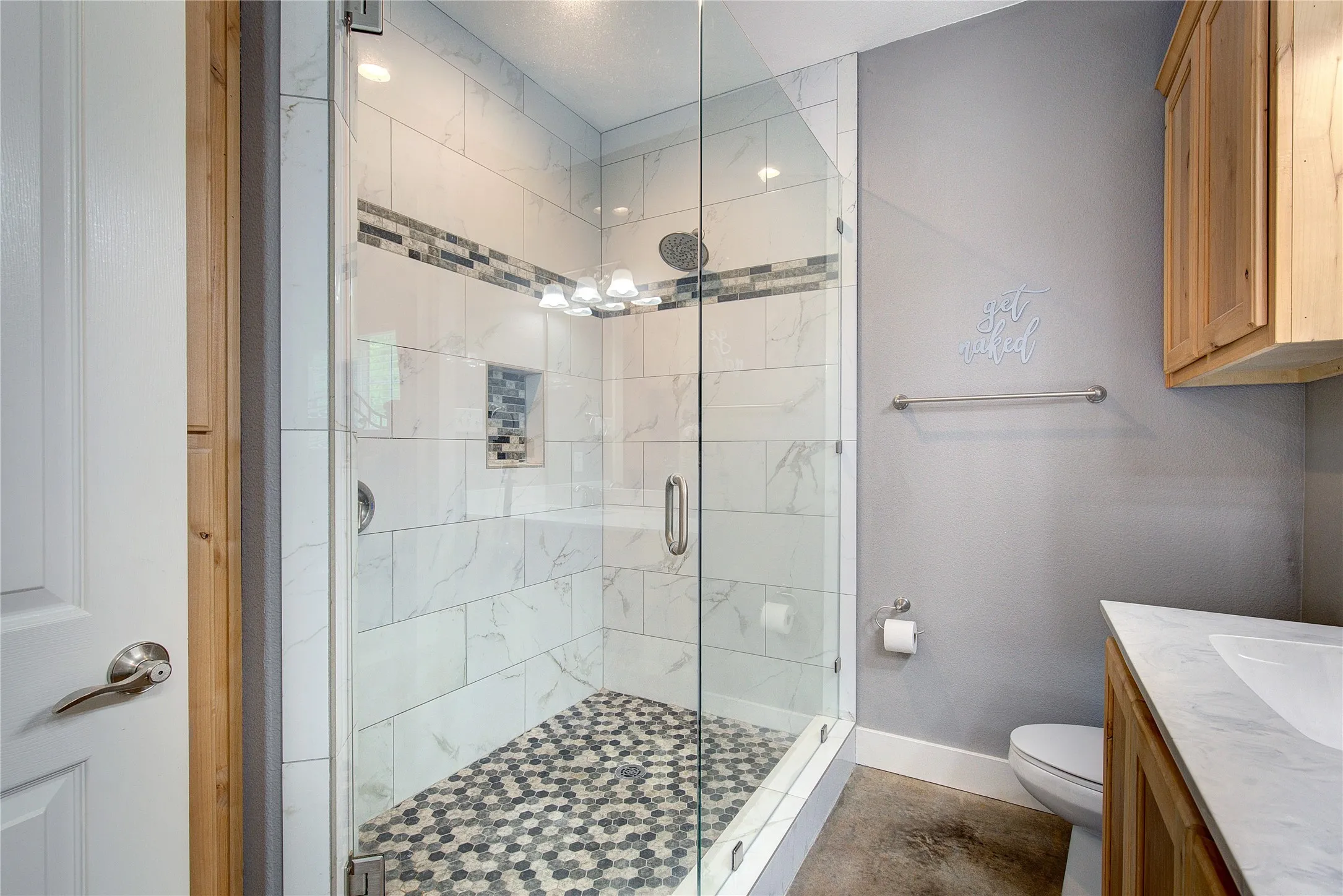 walk-in shower