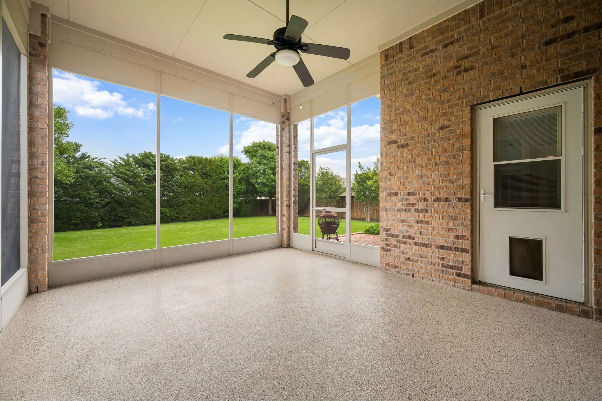 Covered Screened Patio for Bringing the Outdoors In