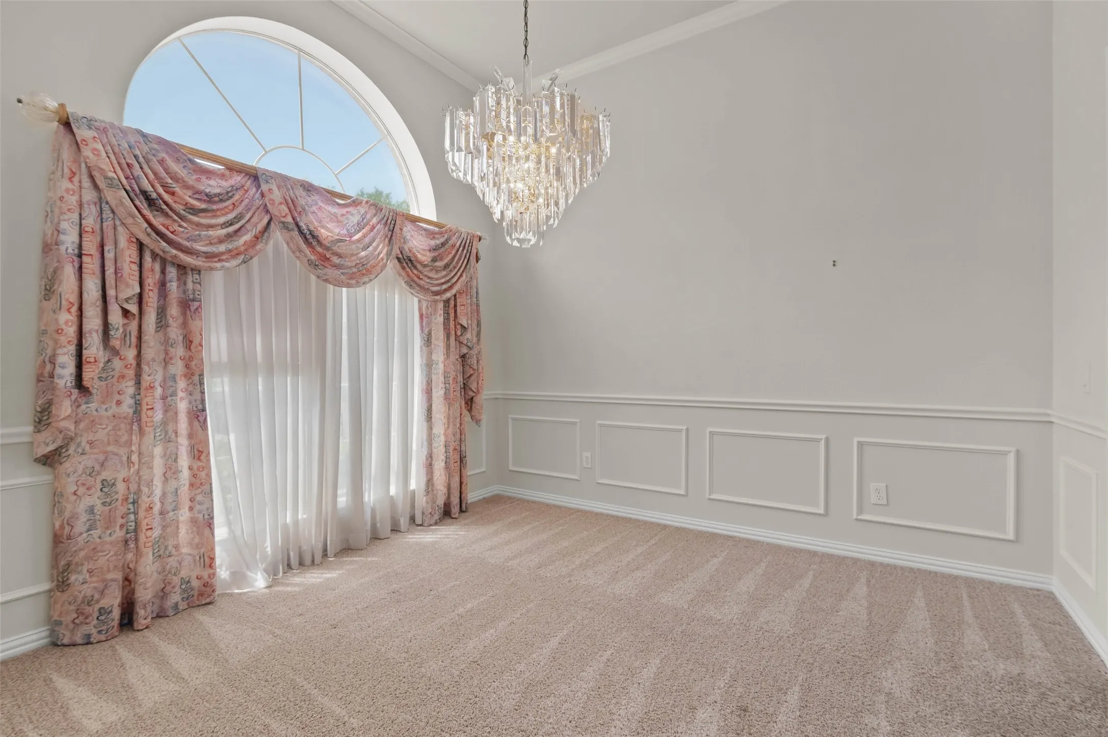 Dining room off the front entrance facing the street.