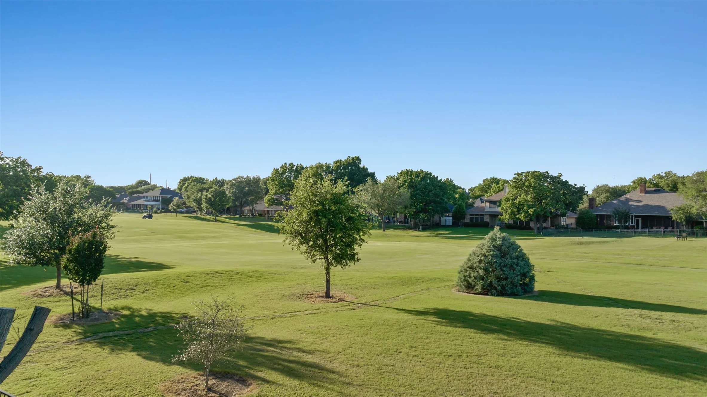 Aerial view of back of the property which is located on hole number 7 of Oakmont Country Club.