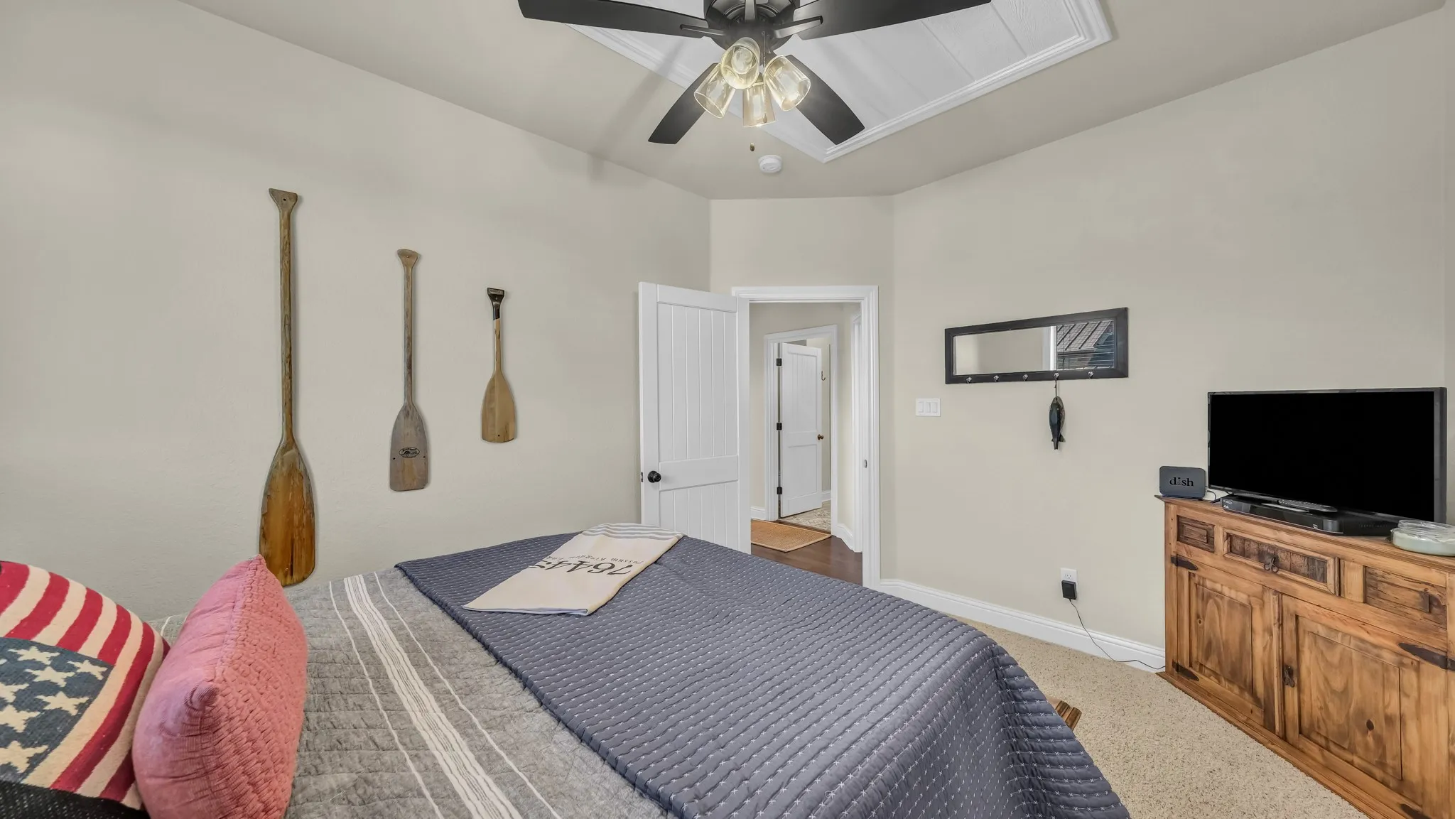 Another secondary bedroom on the primary floor.