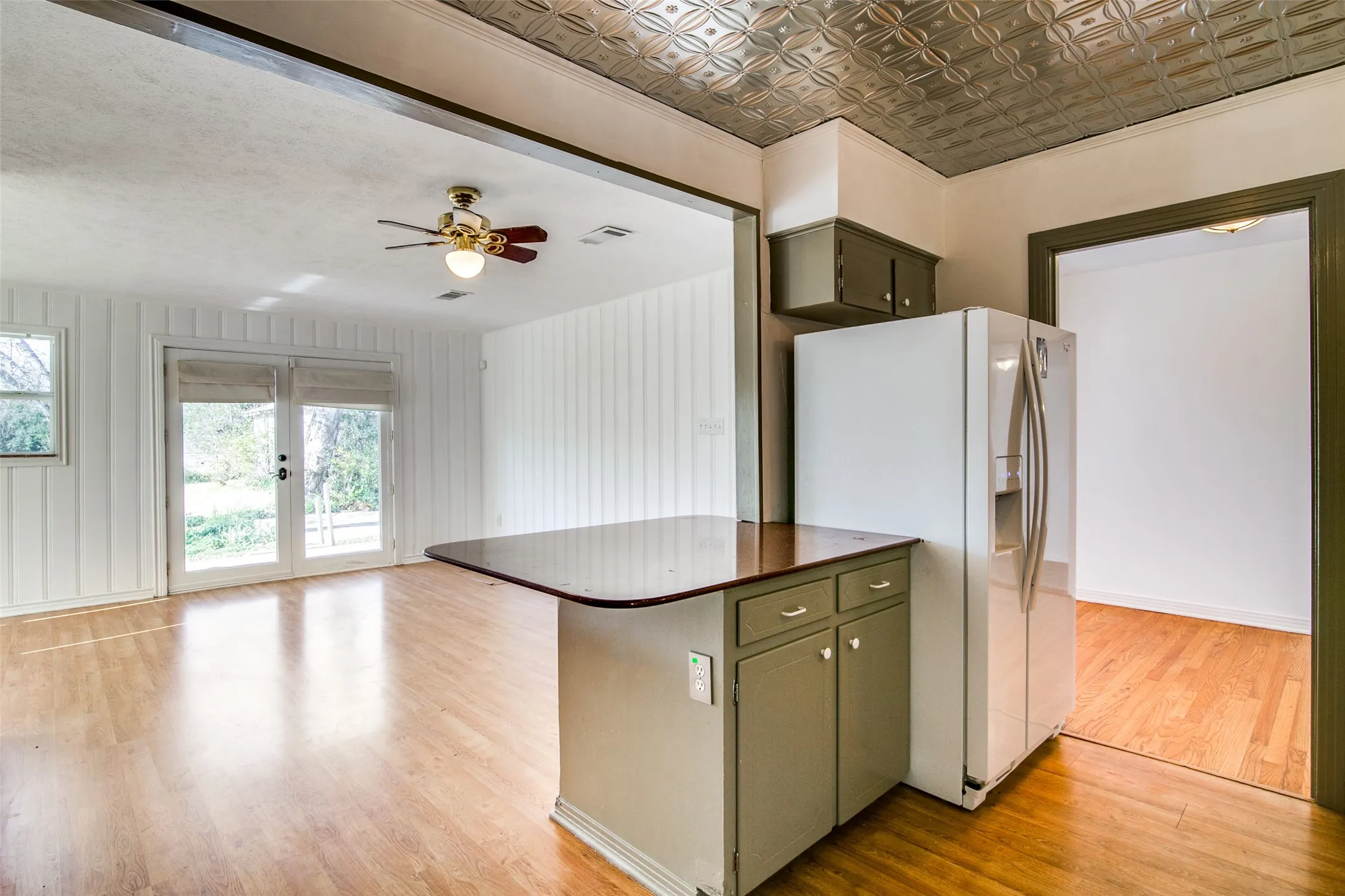 View into Family Room from Kitchen