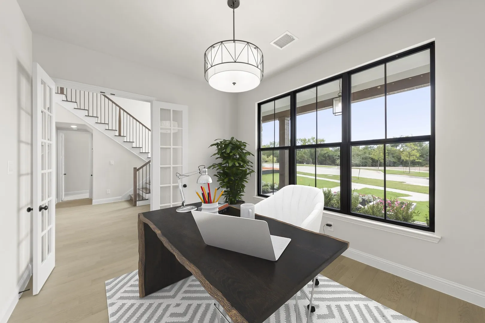 1300 Ramble Way_Home Office Virtually Staged