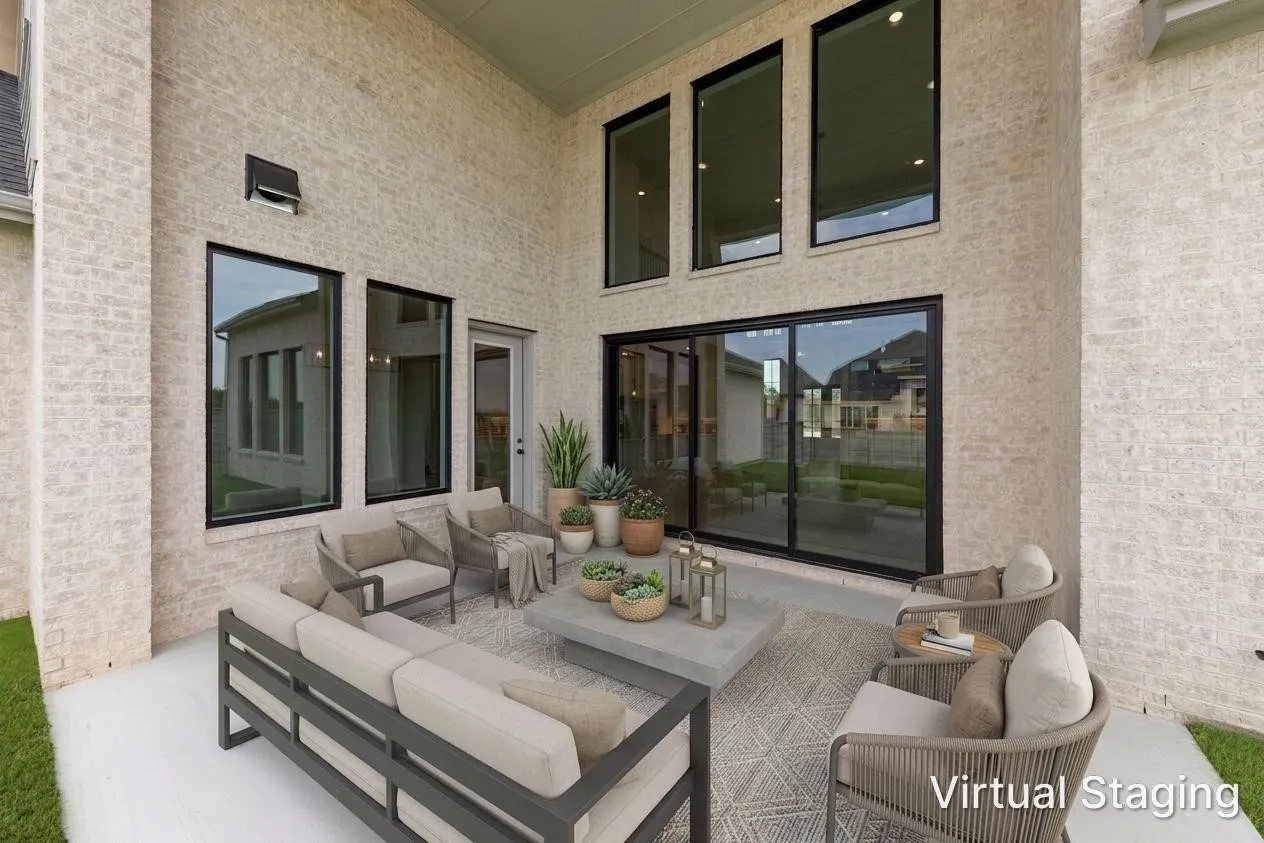 1300 Ramble Way_Covered Porch Virtually Staged