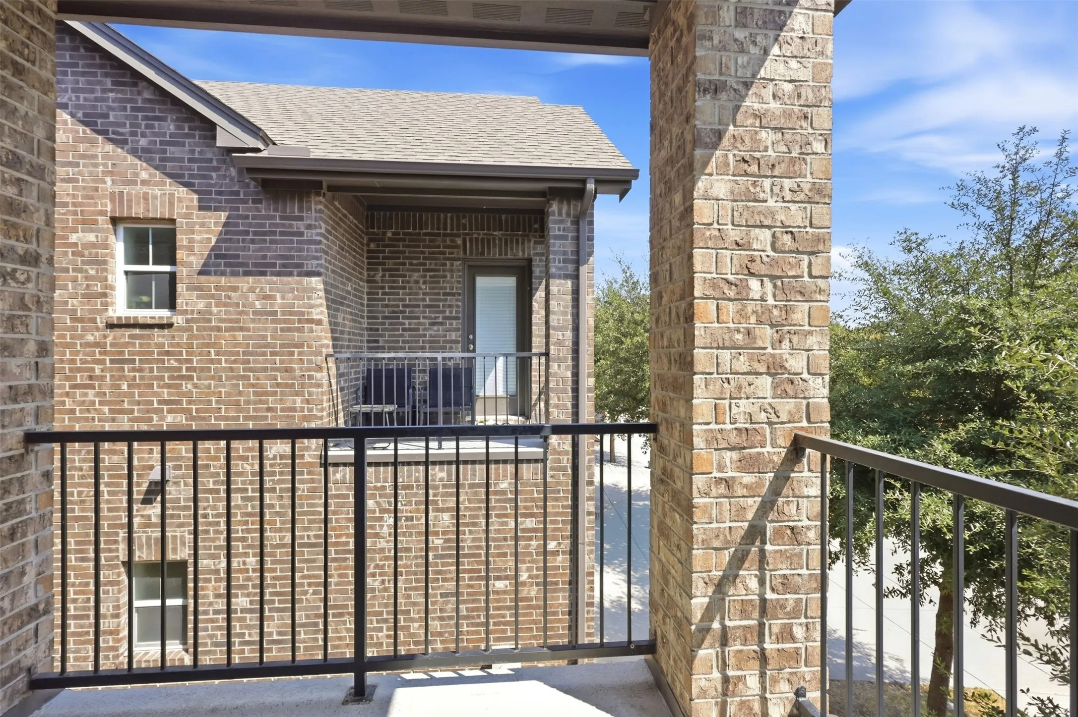 Private balcony off the primary suite