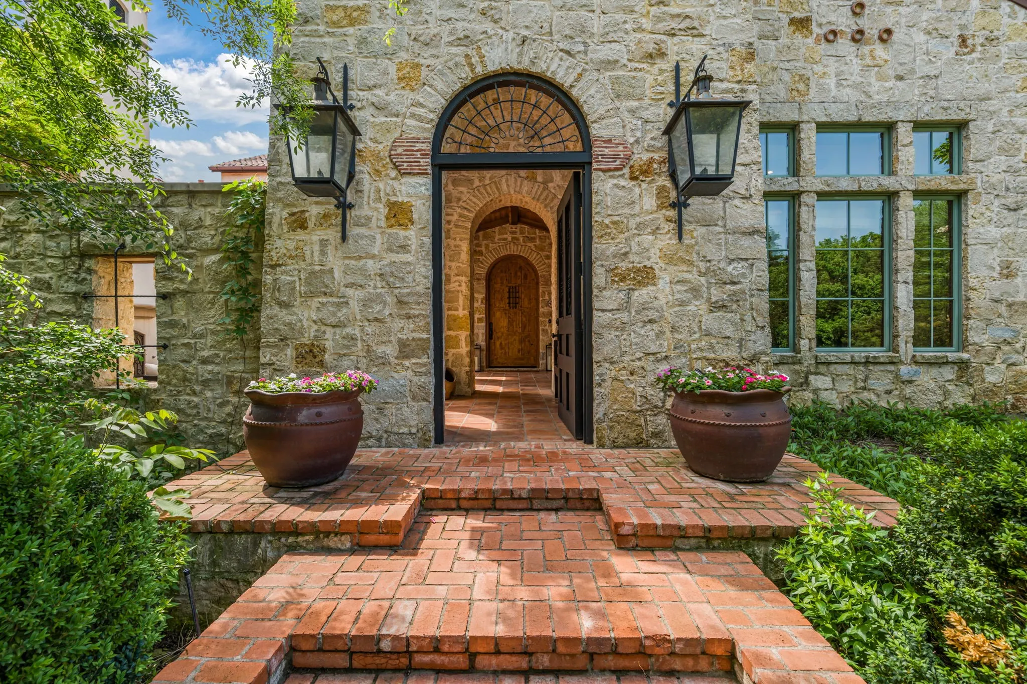 As you step thru the doorway you'll find...
