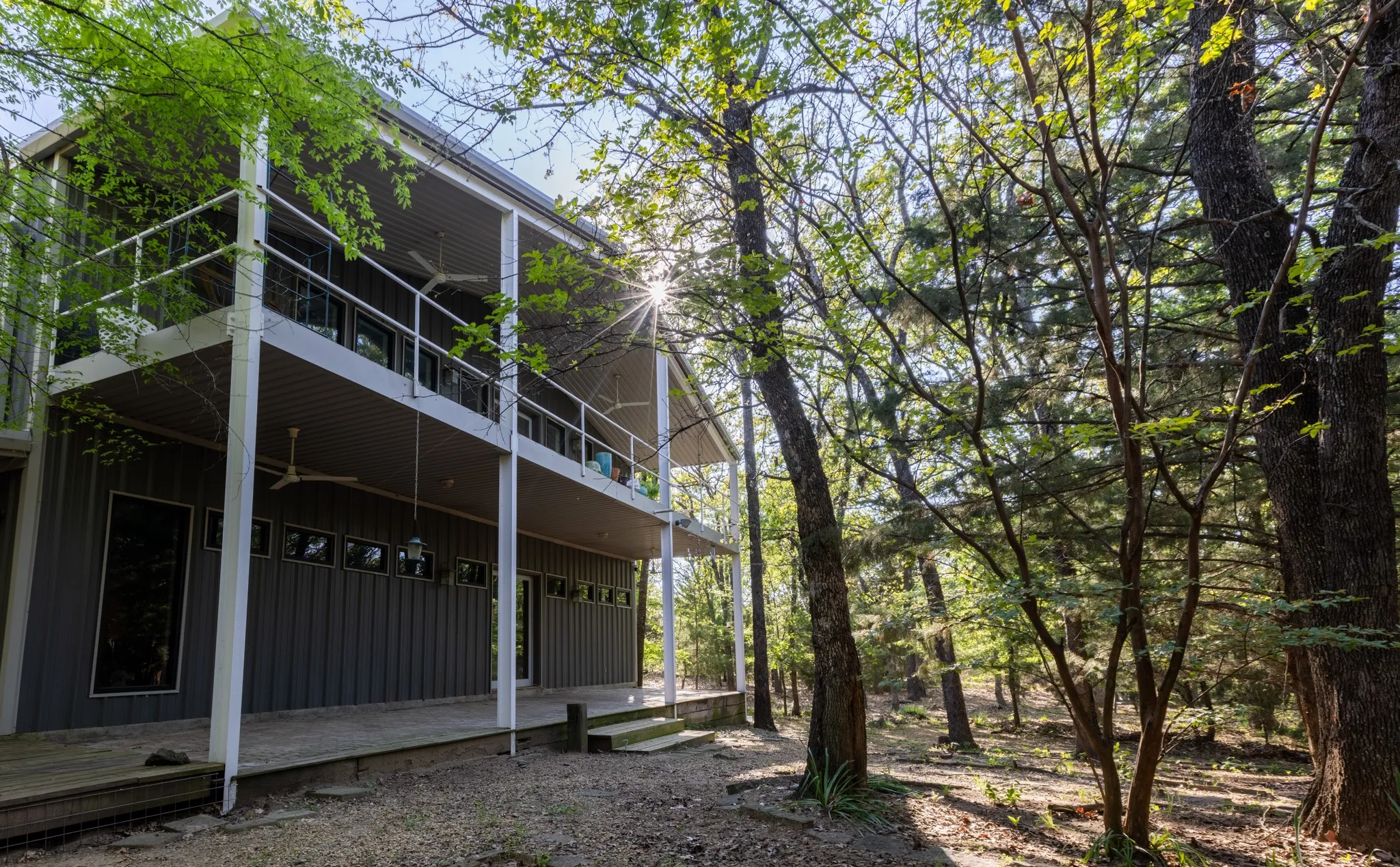 Wrap around porch and balcony of main house - Bardominium