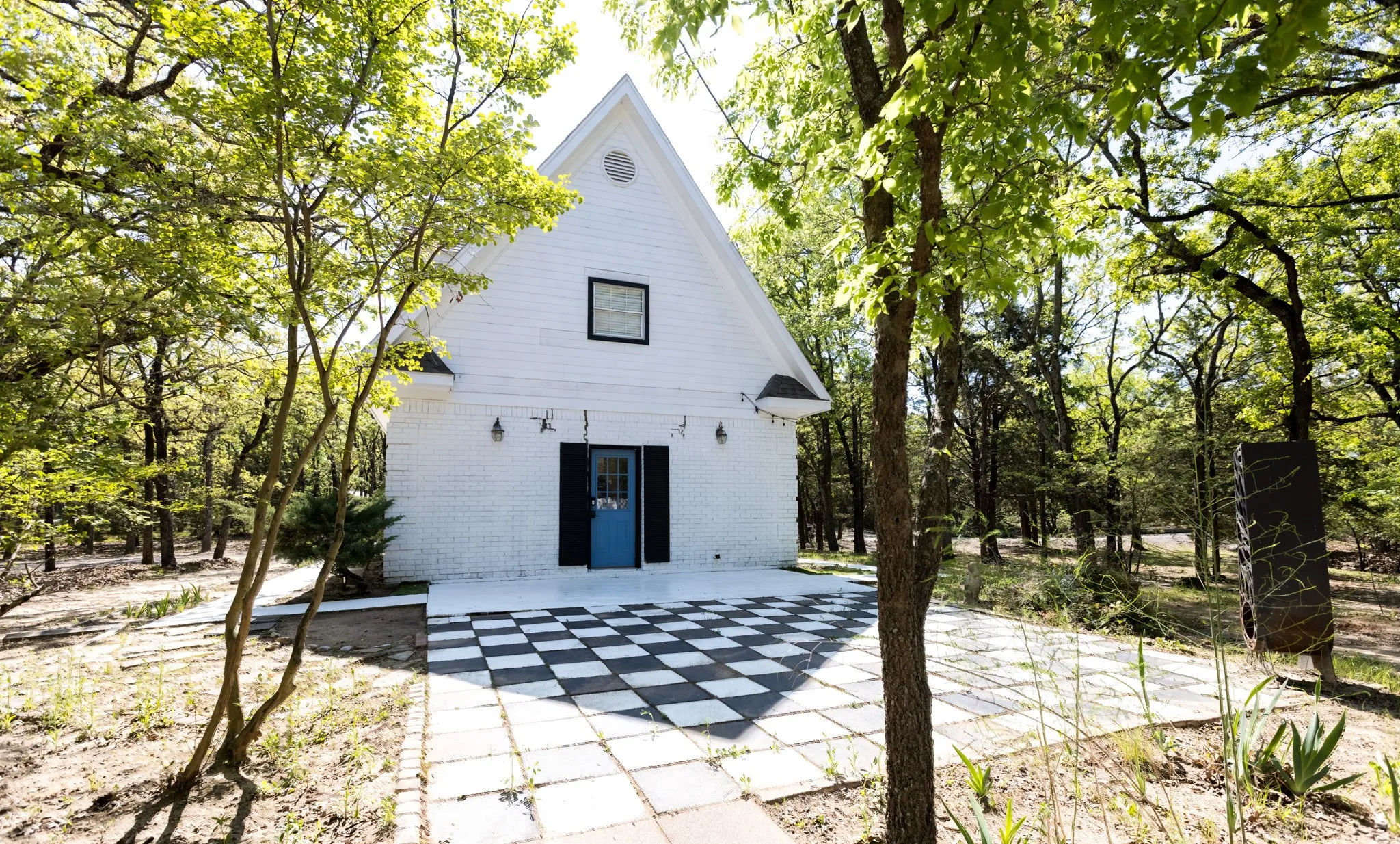 Back of guest house.