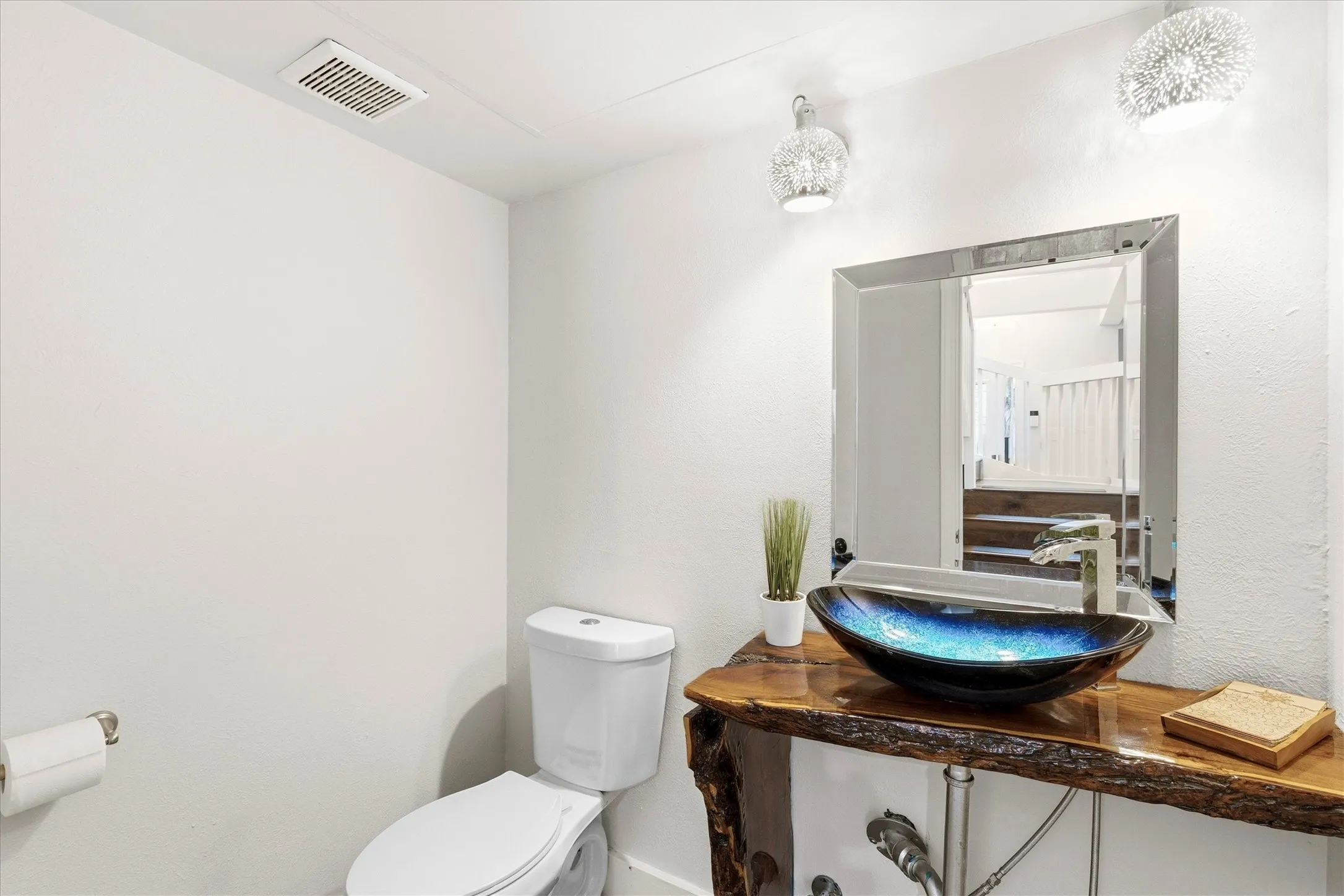 downstairs half bath