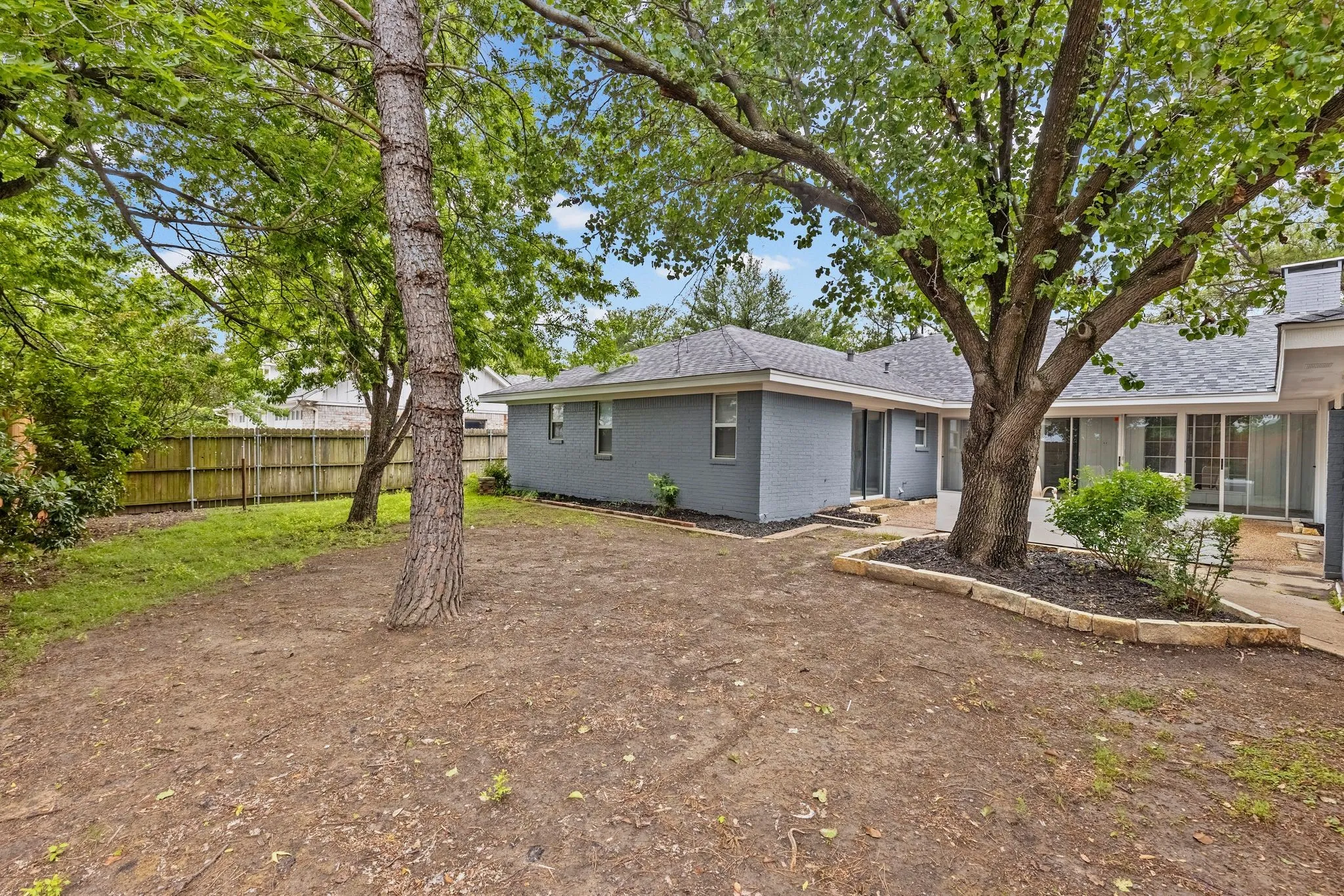 BACK OF PROPERTY