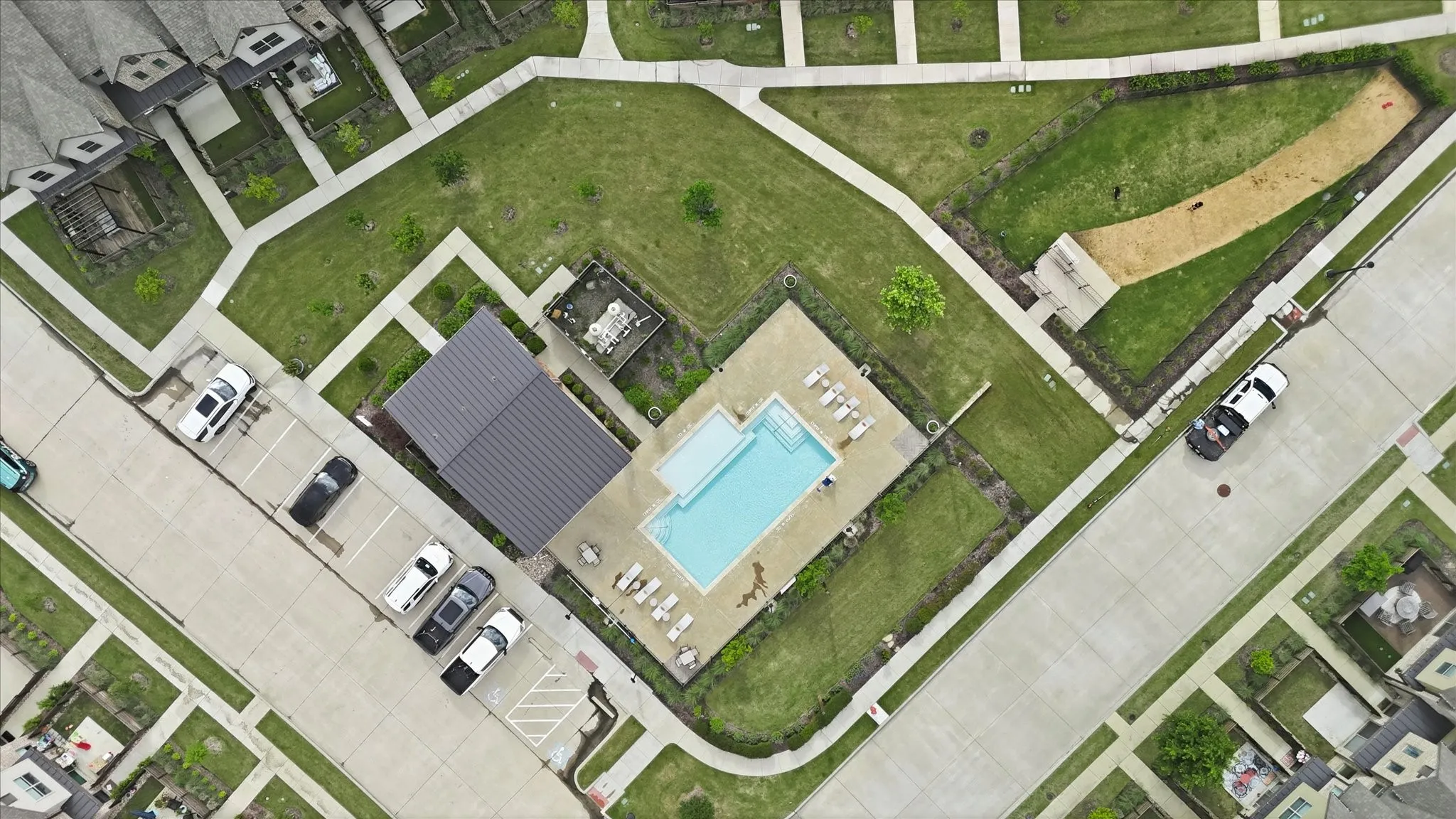 Overlooking Clubhouse, Pool and Dog Park