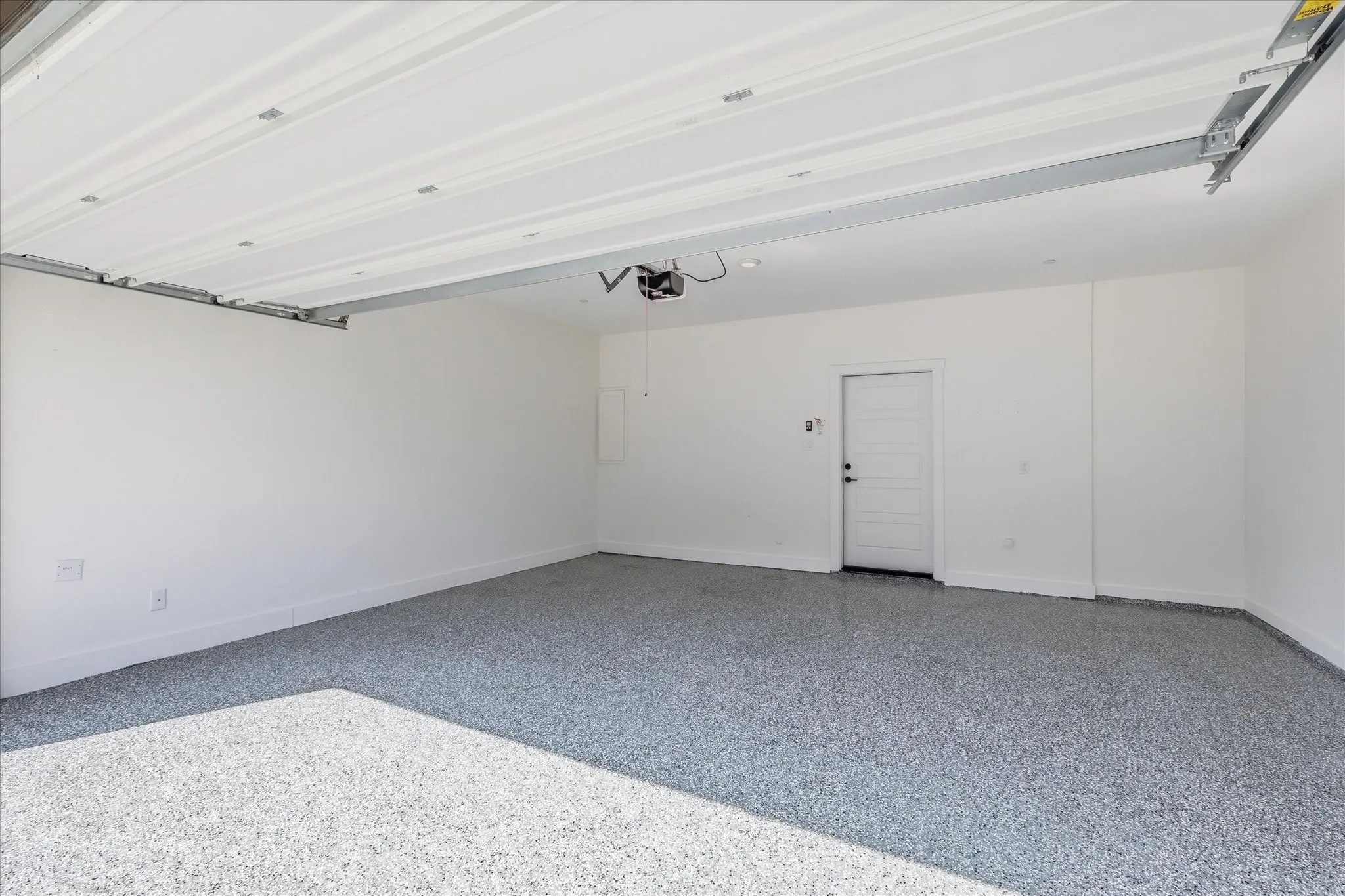 2 Car Garage with Epoxy Floor