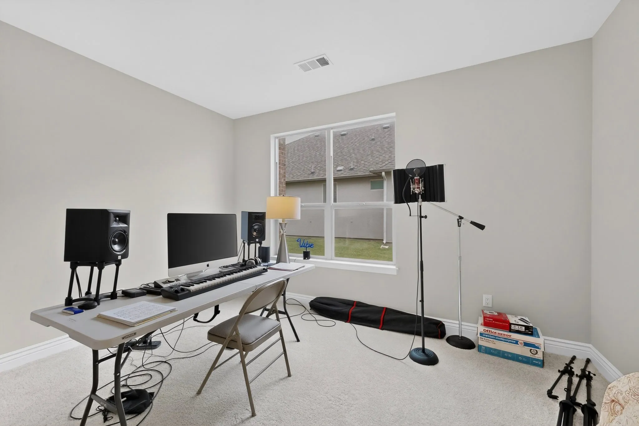 Downstairs office/music room