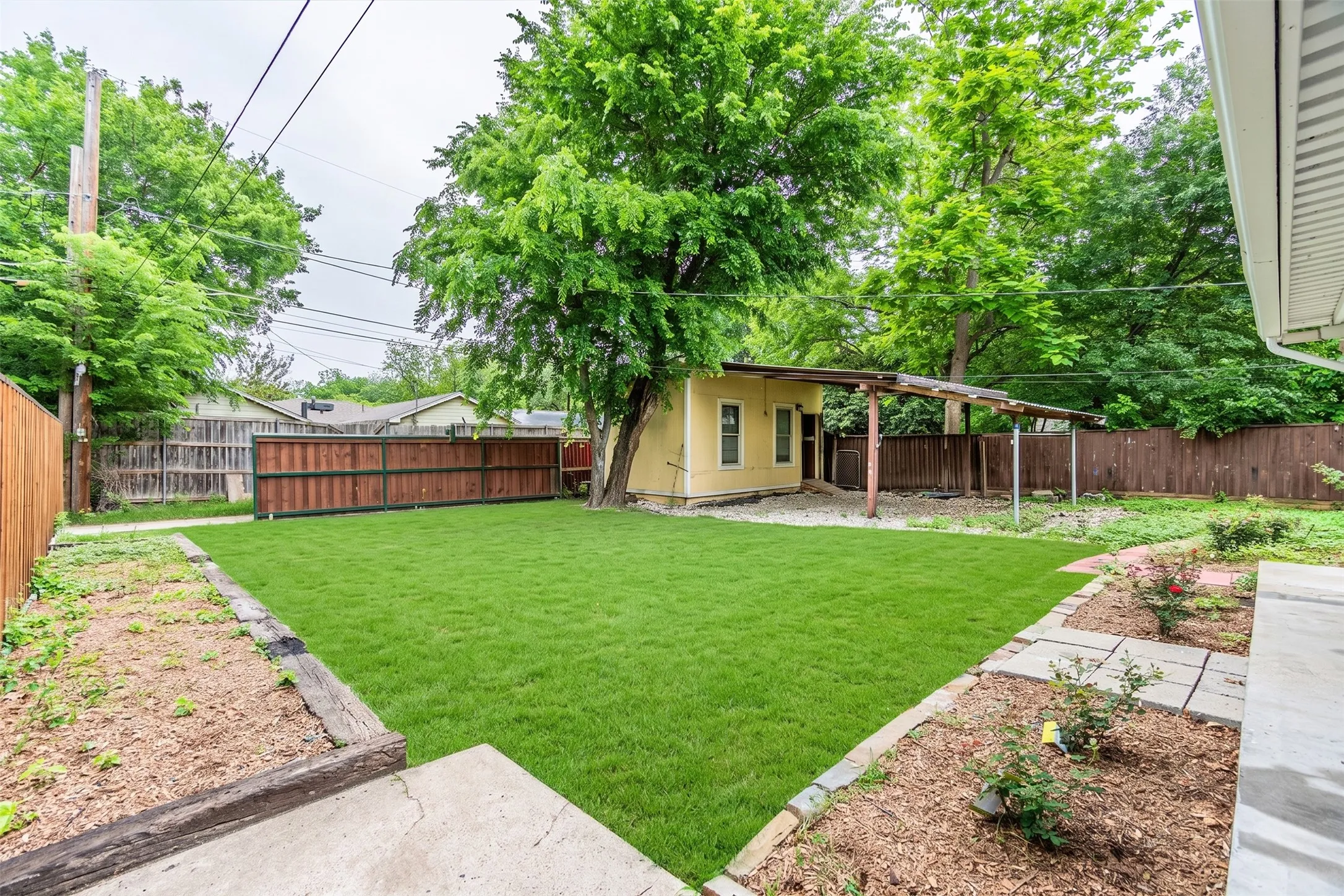 oversize yard.