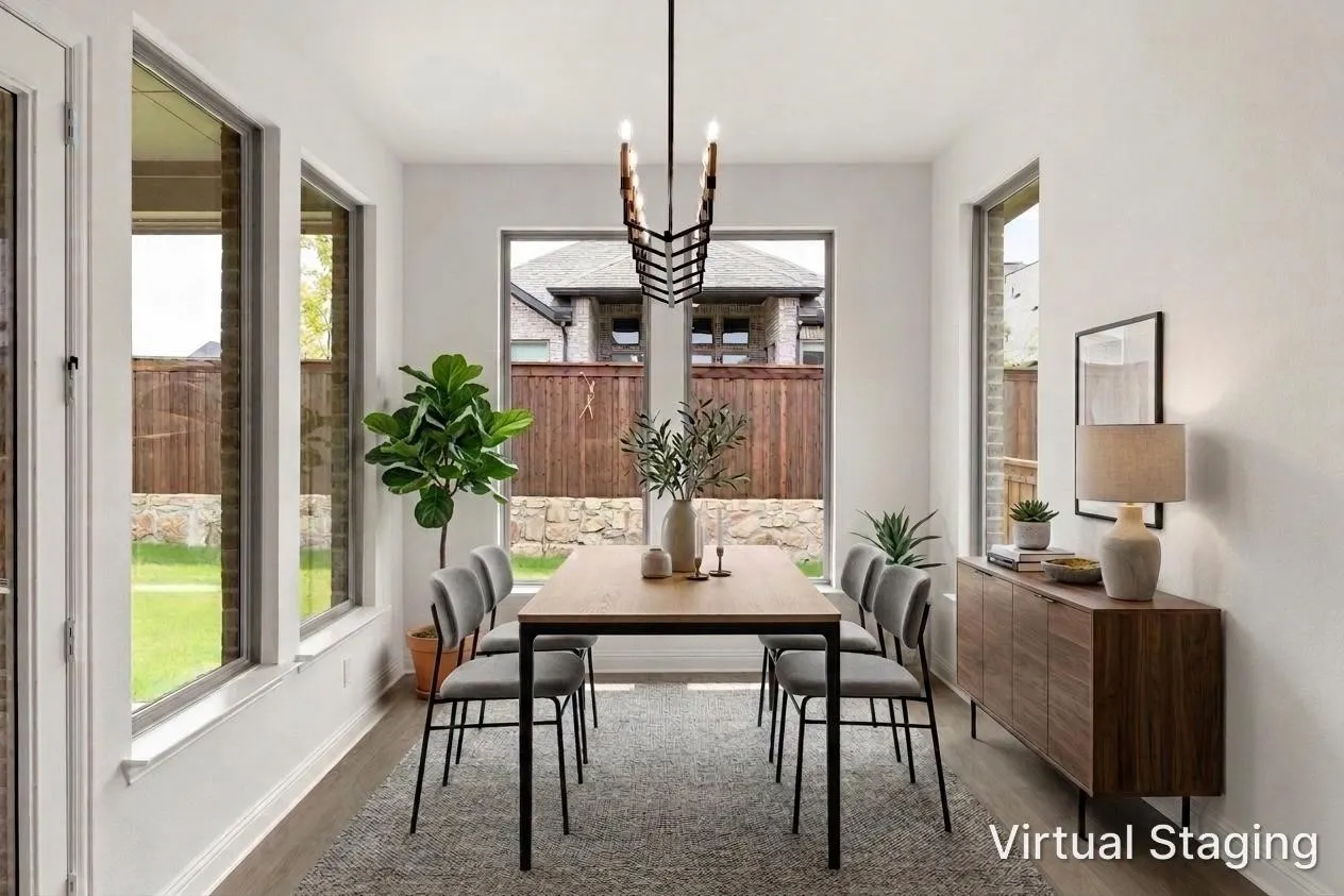 1725 Hillside Stroll - Dining Virtually Staged