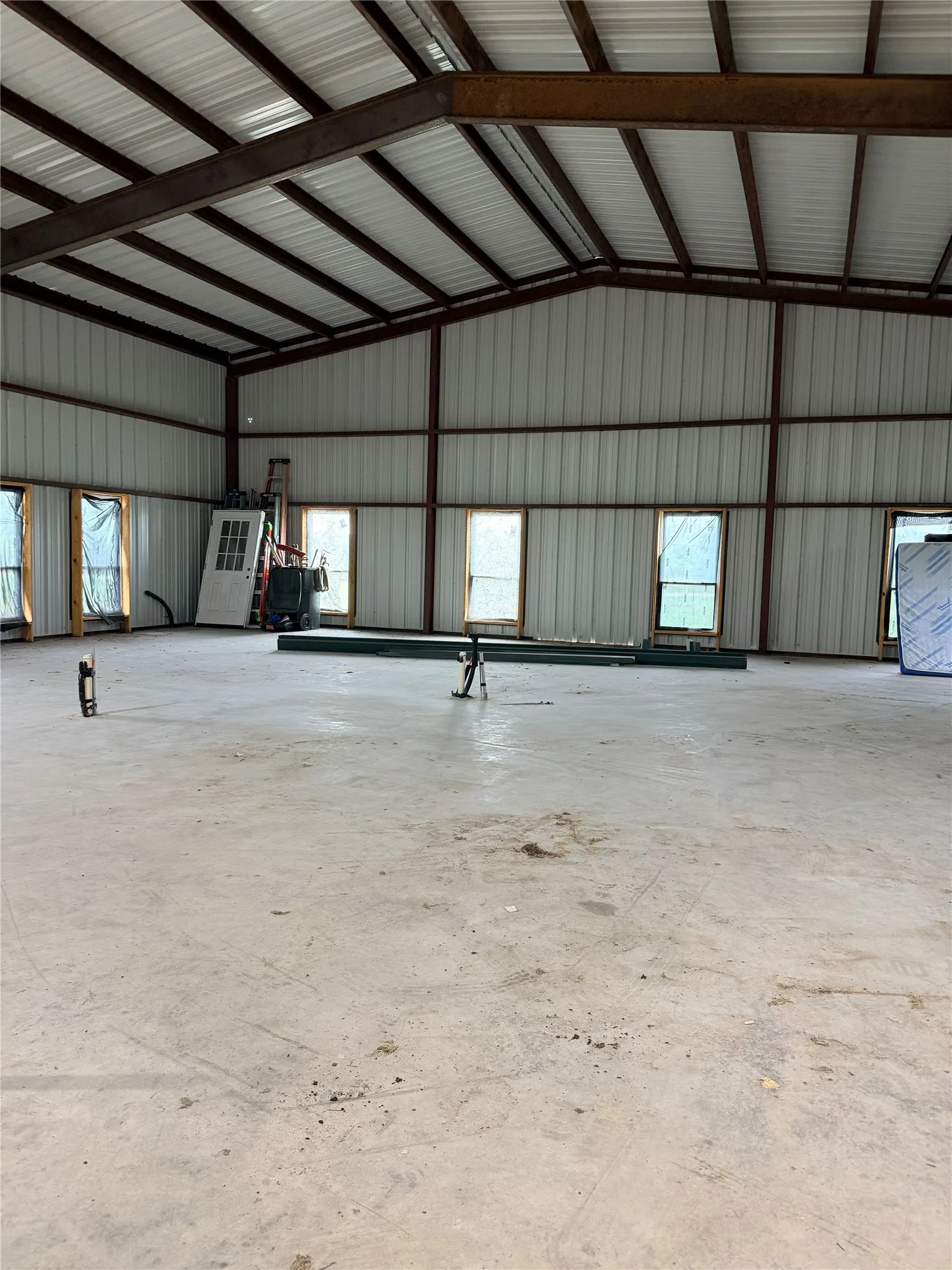 Unfinished barndominium