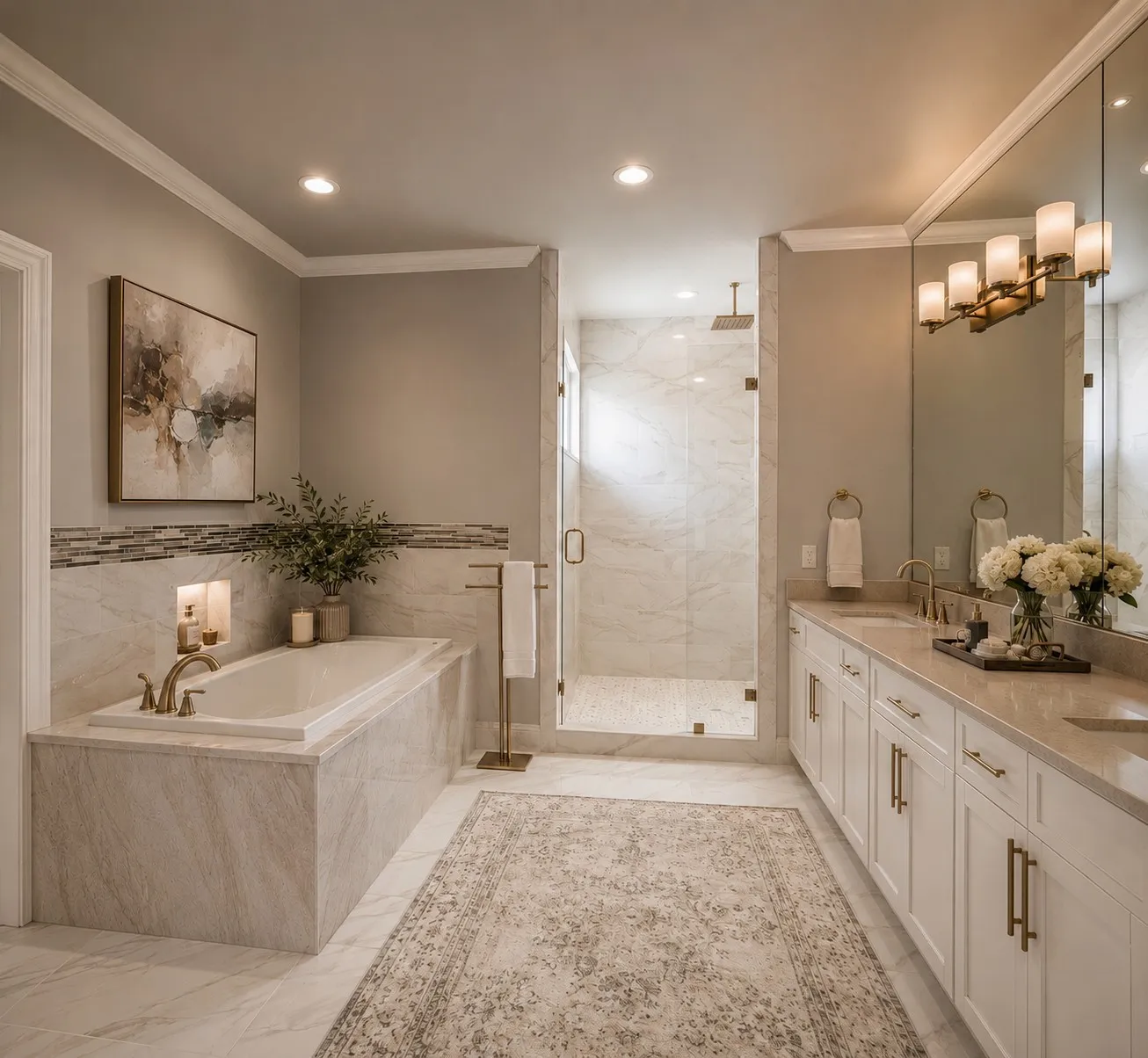 [Virtually Staged] Sample Primary Bathroom