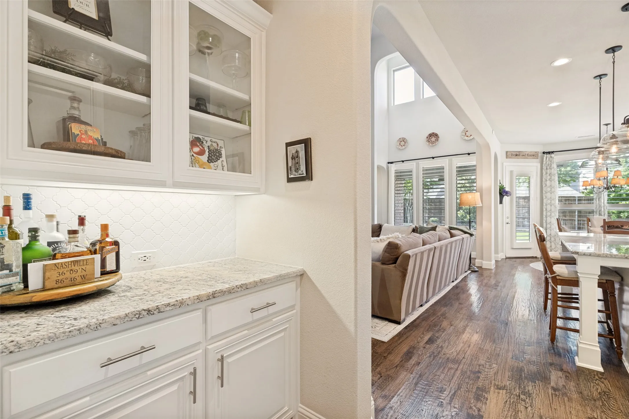 Perfect coffee bar or Bultler's Pantry