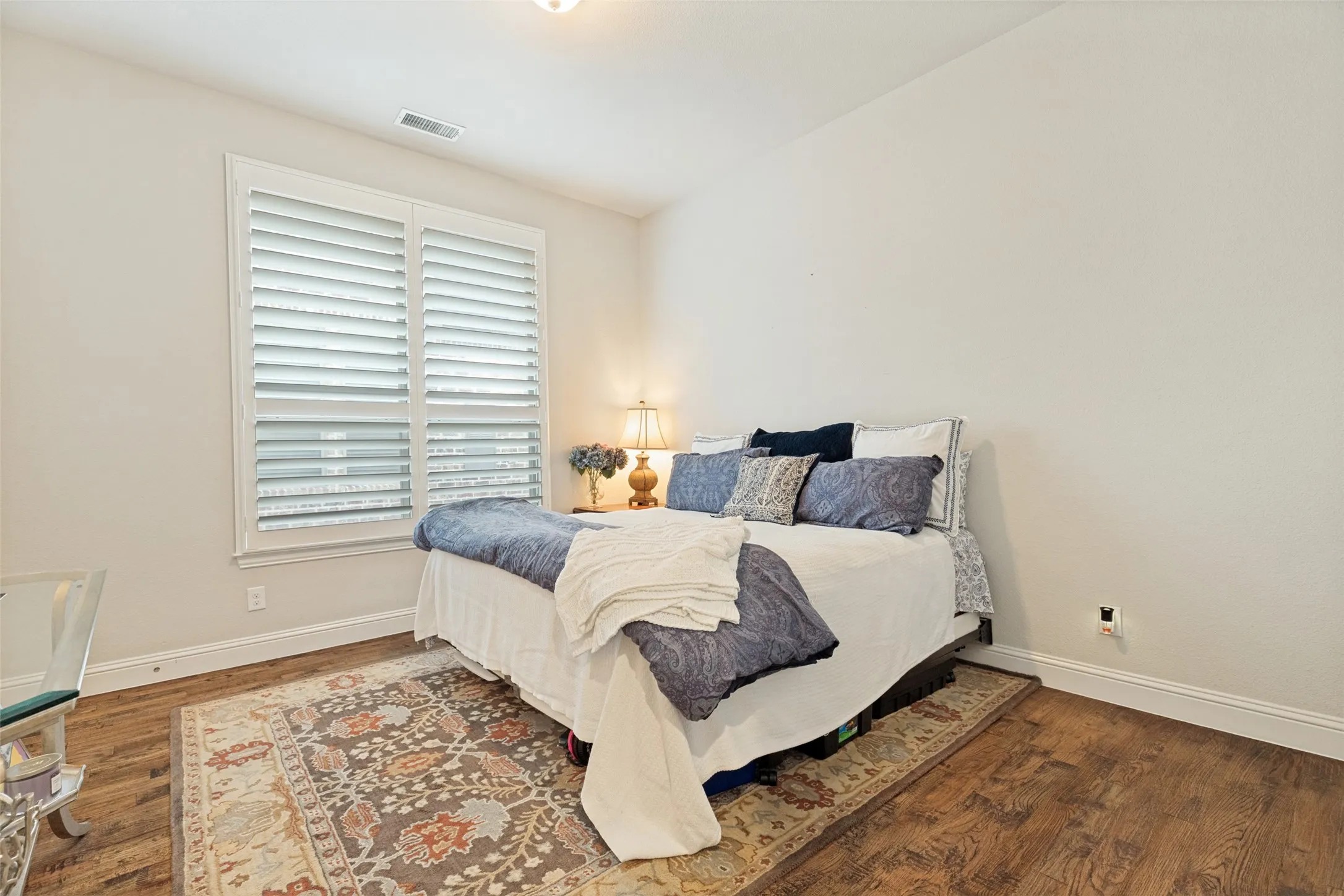 Guest Room on Level 1-Note Hardwood floors.