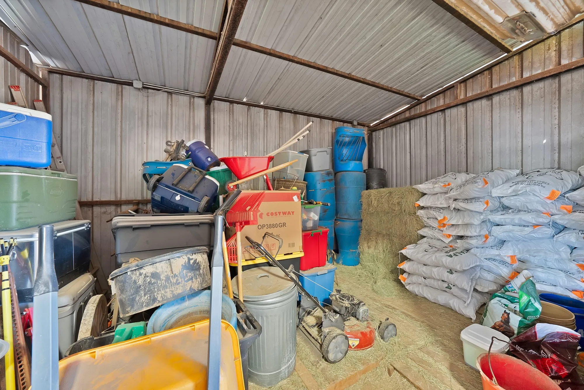 Hay storage