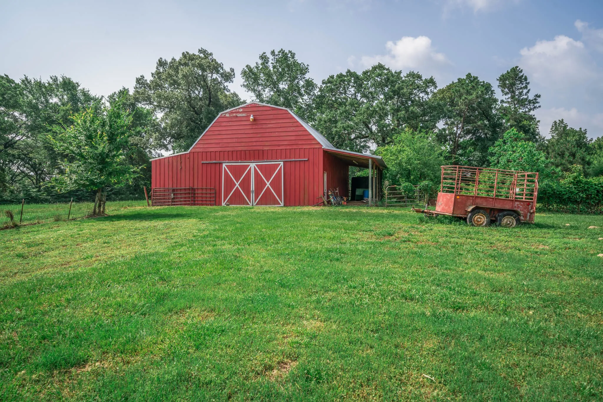 Barn with hay loft