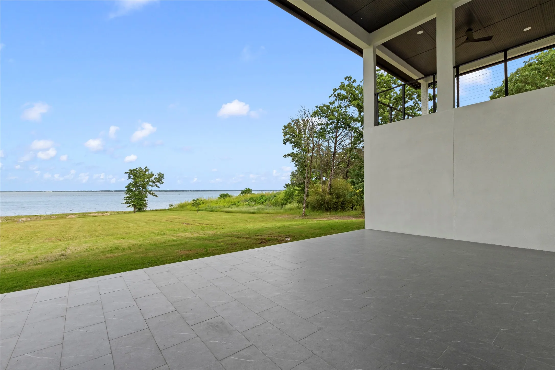 Expansive patio.