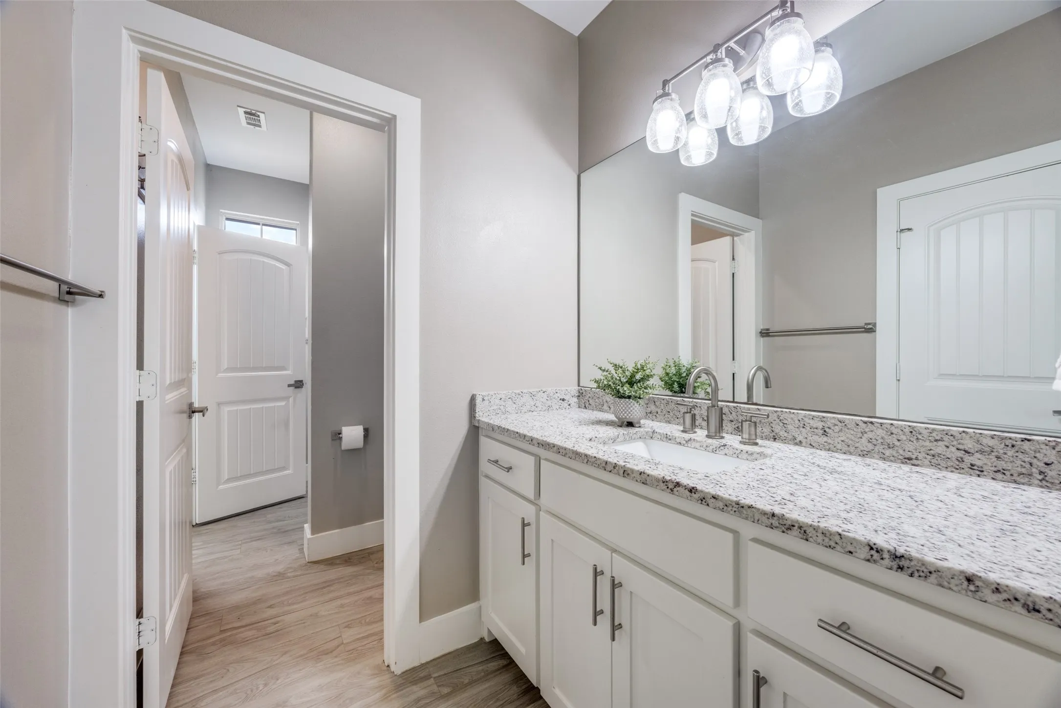 Jack and Jill bathroom.