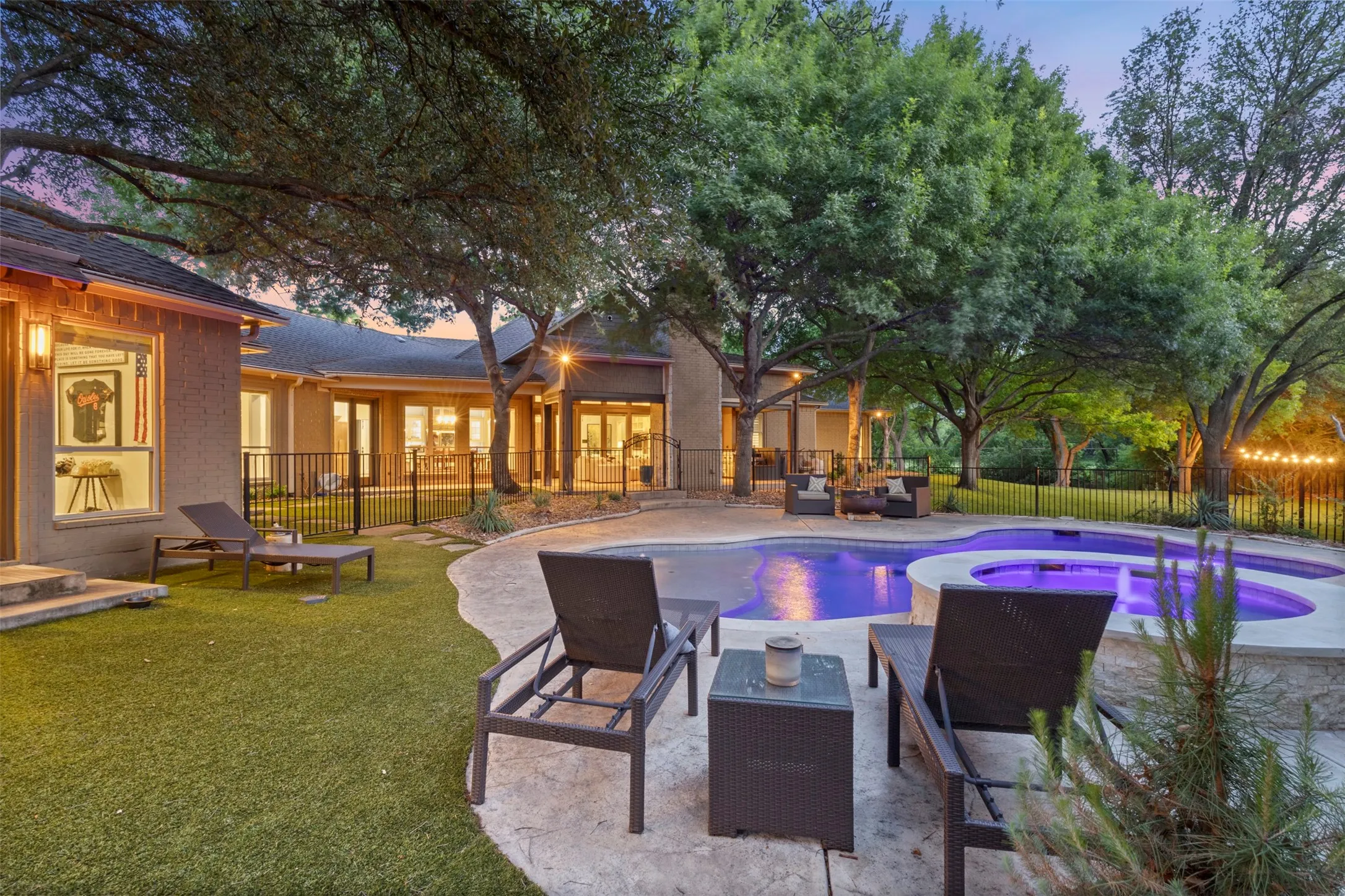 pool and hot tub