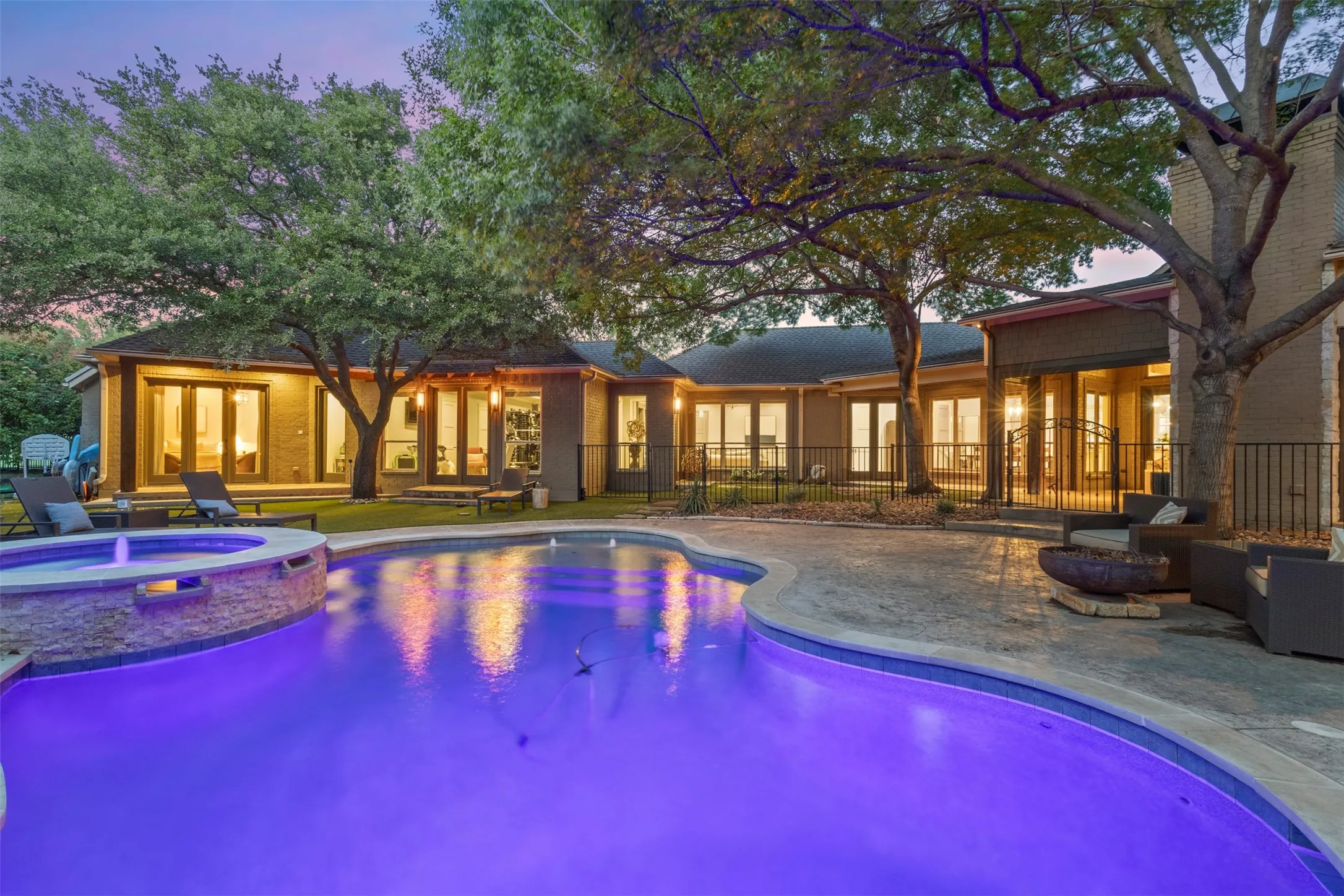 beautiful pool area