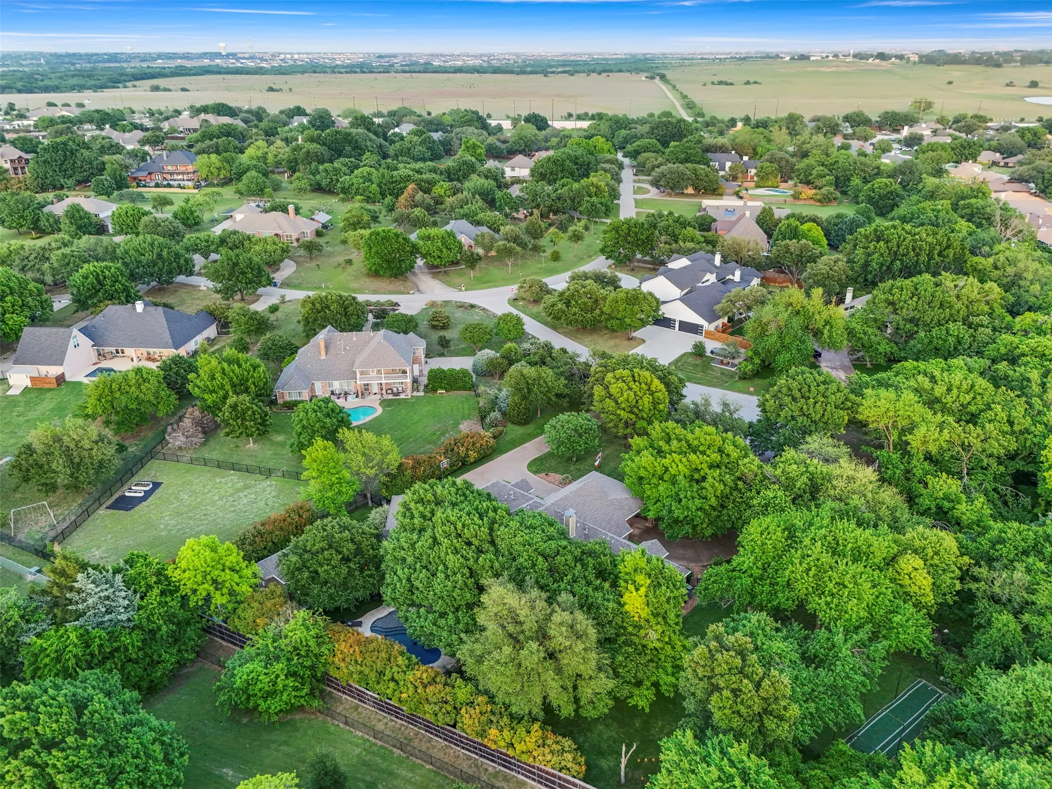 unparalleled privacy being a creek lot and cul de sac