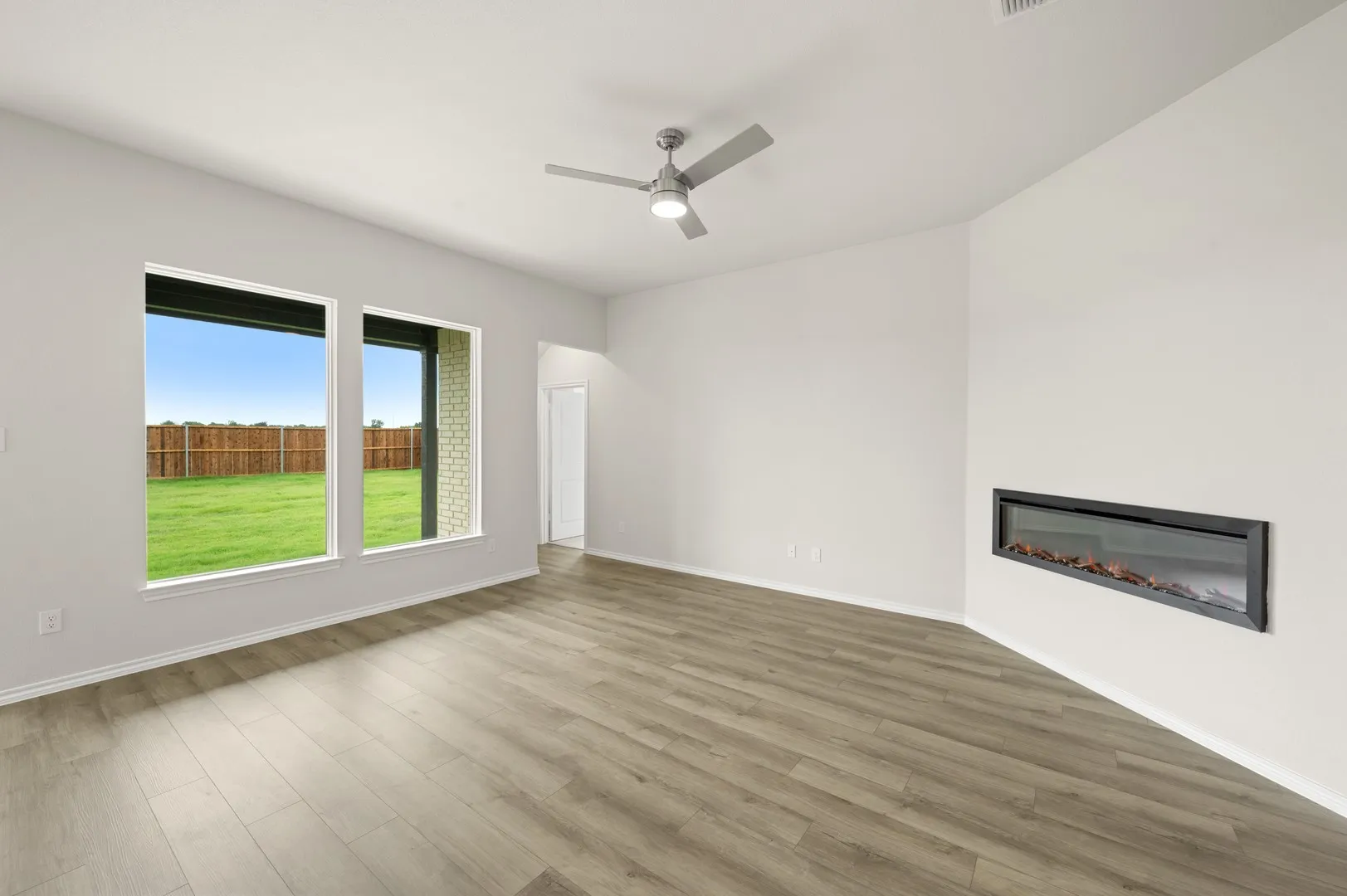 DFW-Meadow Park-Concept 1455-7537 Lavender Lane- Living Room -Risewell Homes