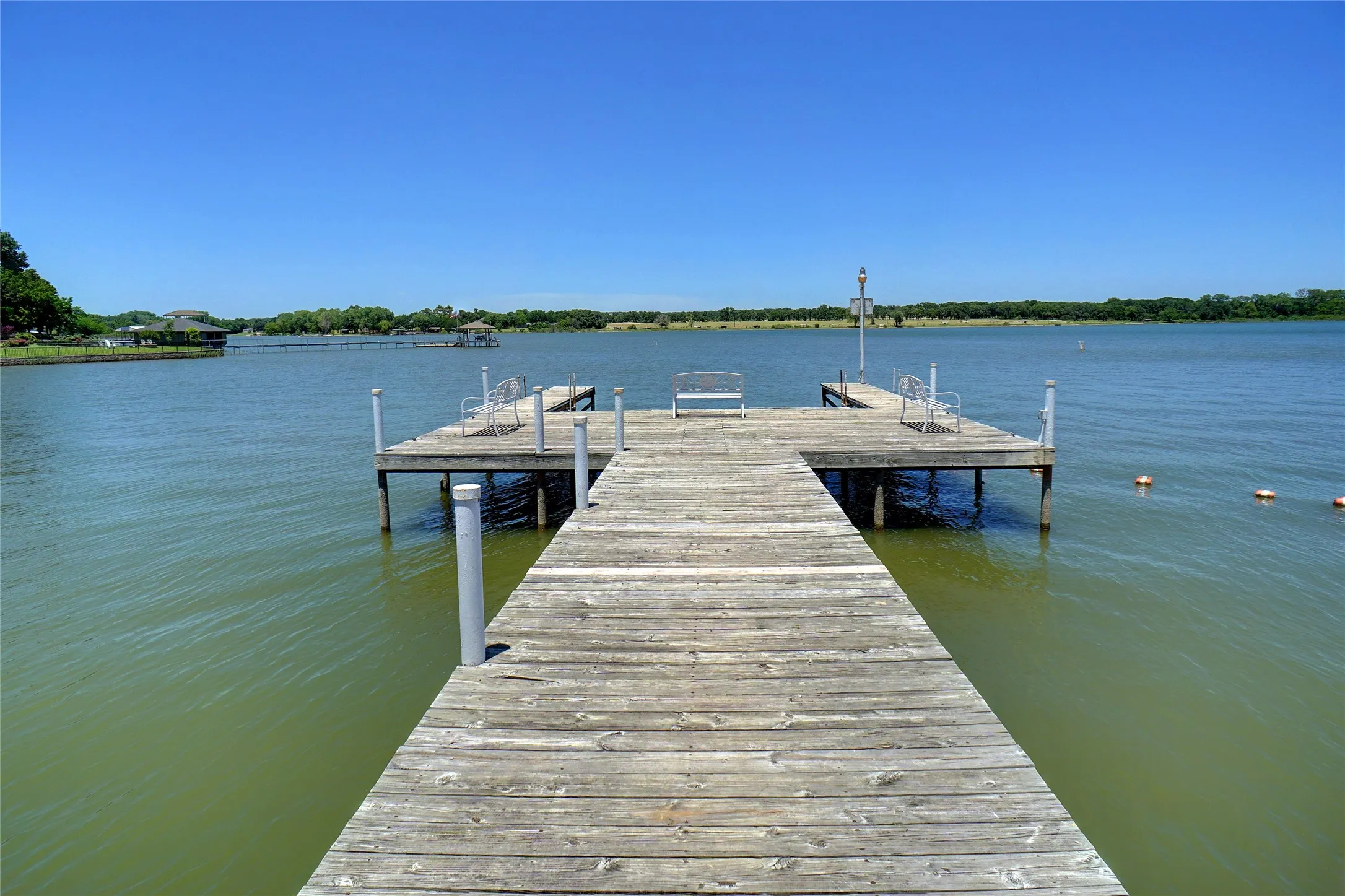 Private and gated, fishing pier for residents. There have been big ones caught right off the pier!