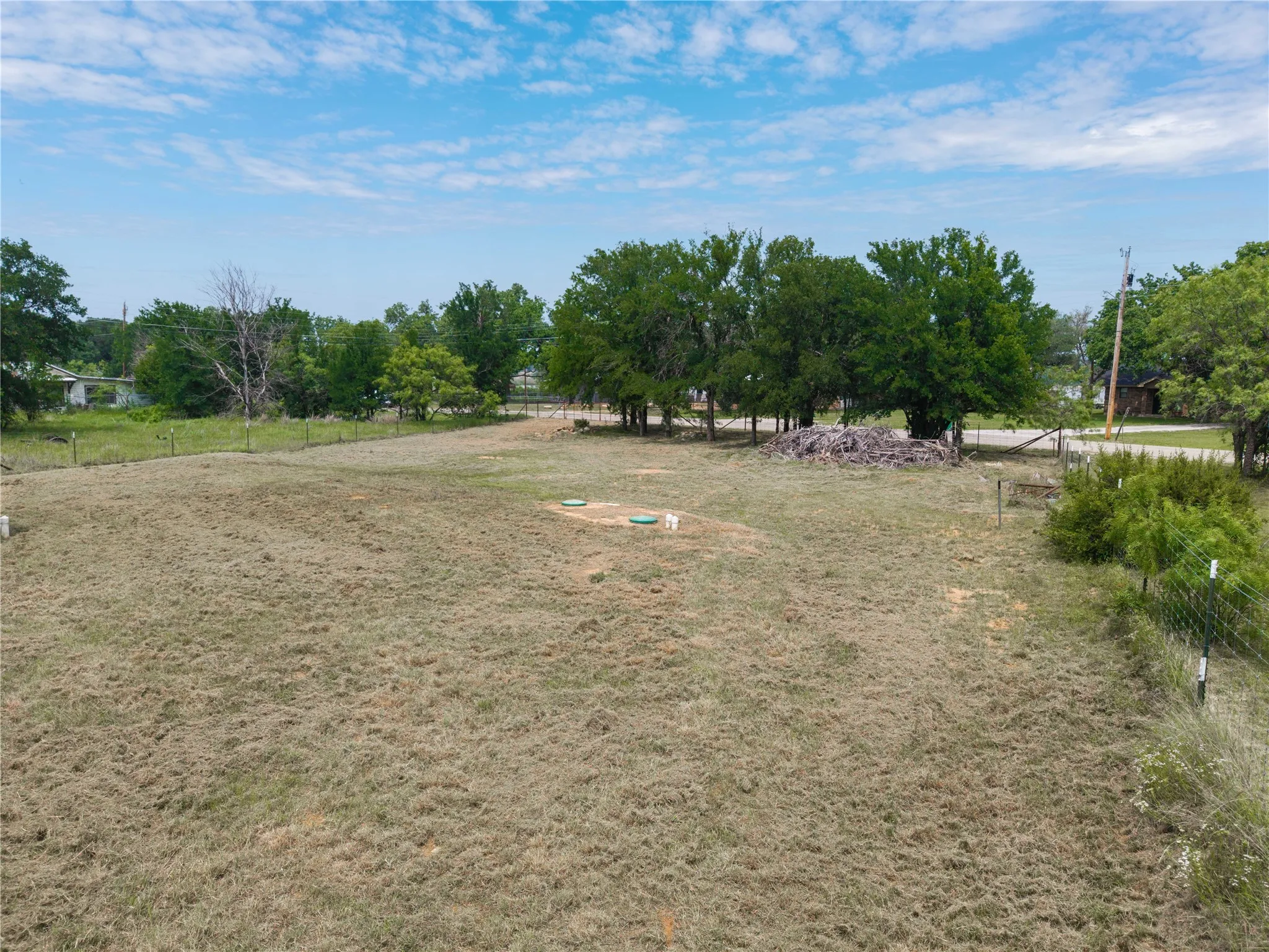 Second Septic on additional .035 acre lots across from main home.