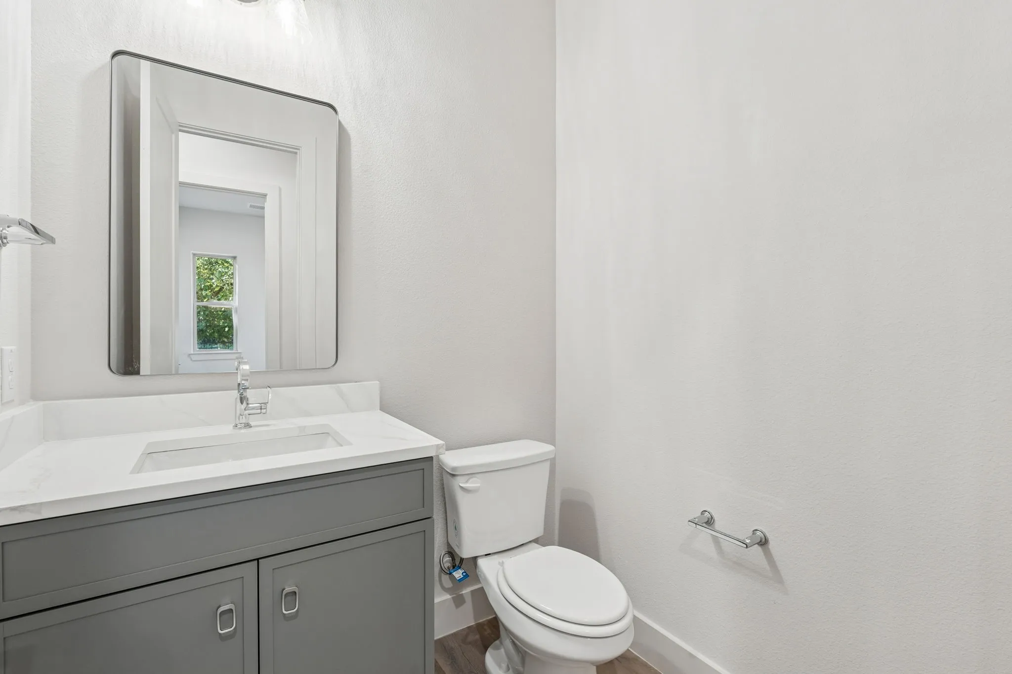 Half bath on first floor.