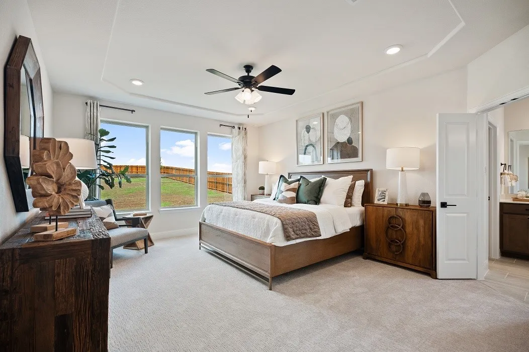 Beazer Homes Lovers Landing Madison Floorplan. This is not a photo of the actual home, but is a photo of the Madison floorplan.