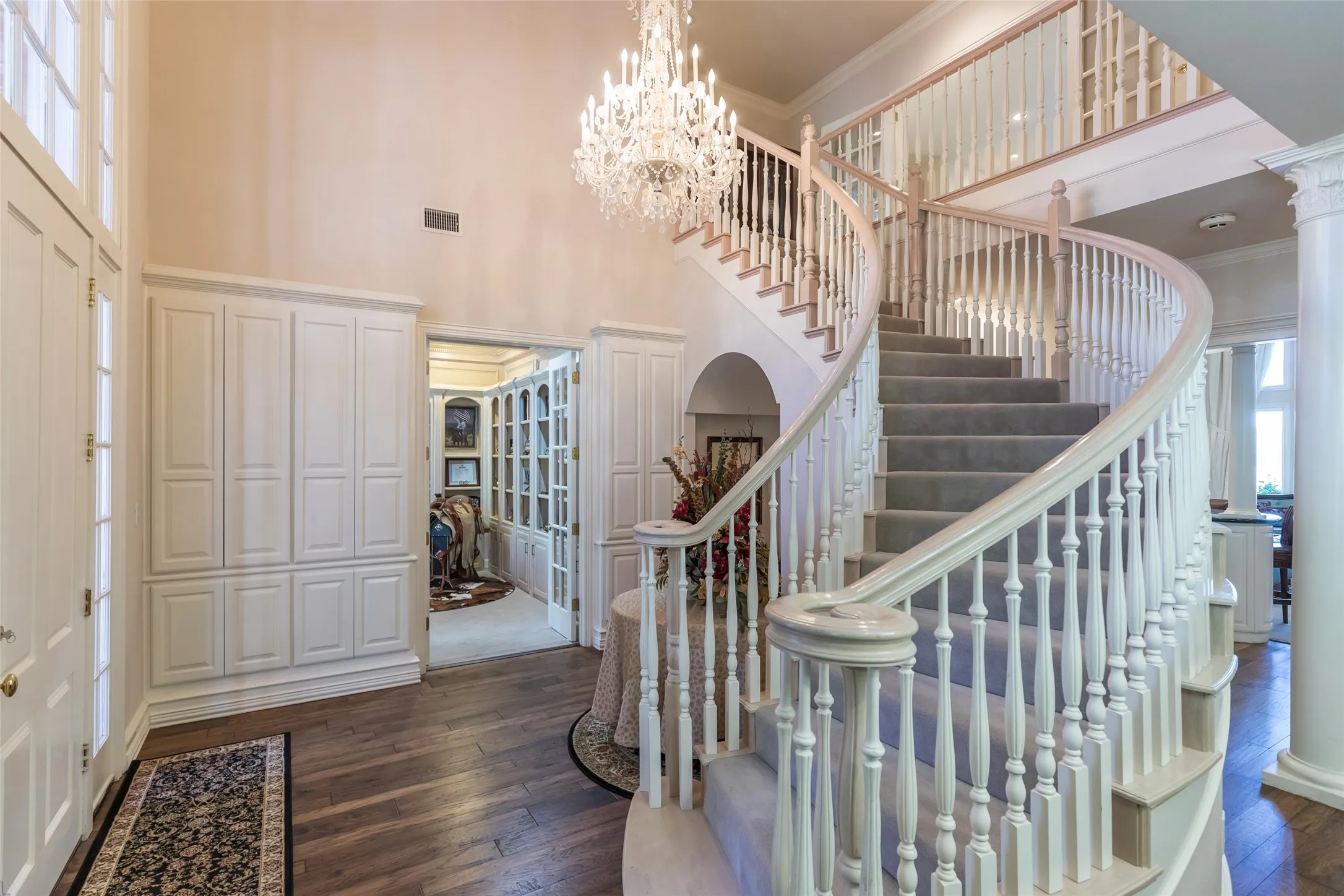Built in lit cabinetry to showcase all of your collectibles.