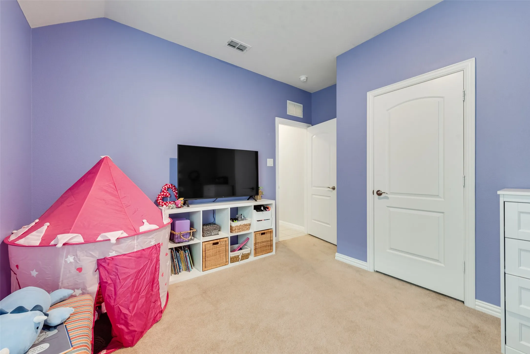 2nd bedroom near front of house at 1432 Westview Ln in the Canyon Falls community in Northlake, TX