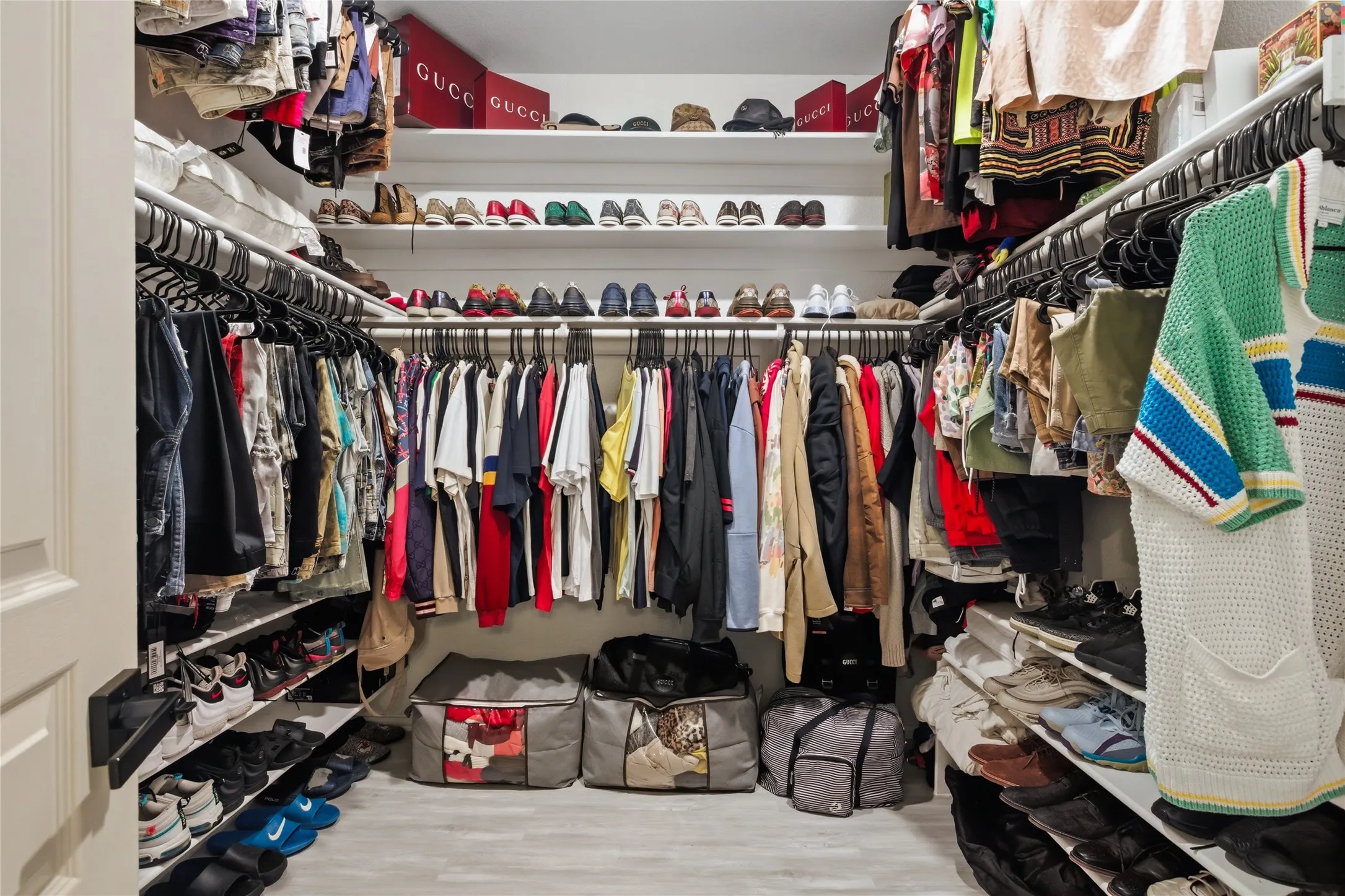 Large master closet