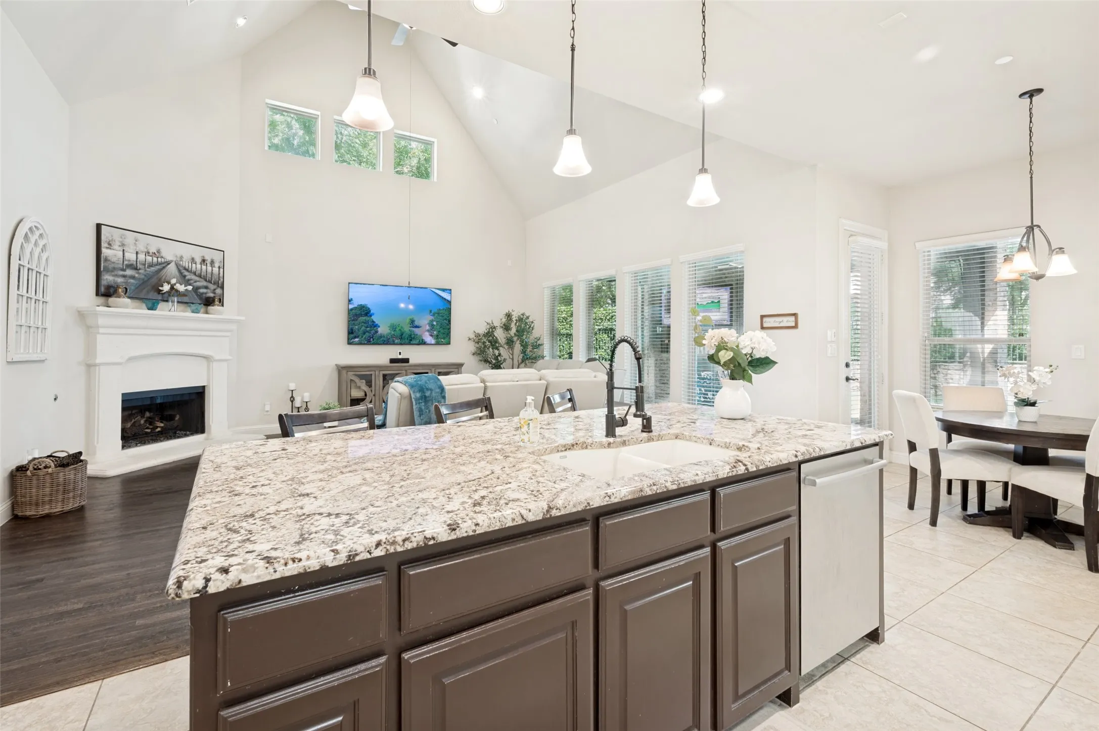 Main kitchen / family room view