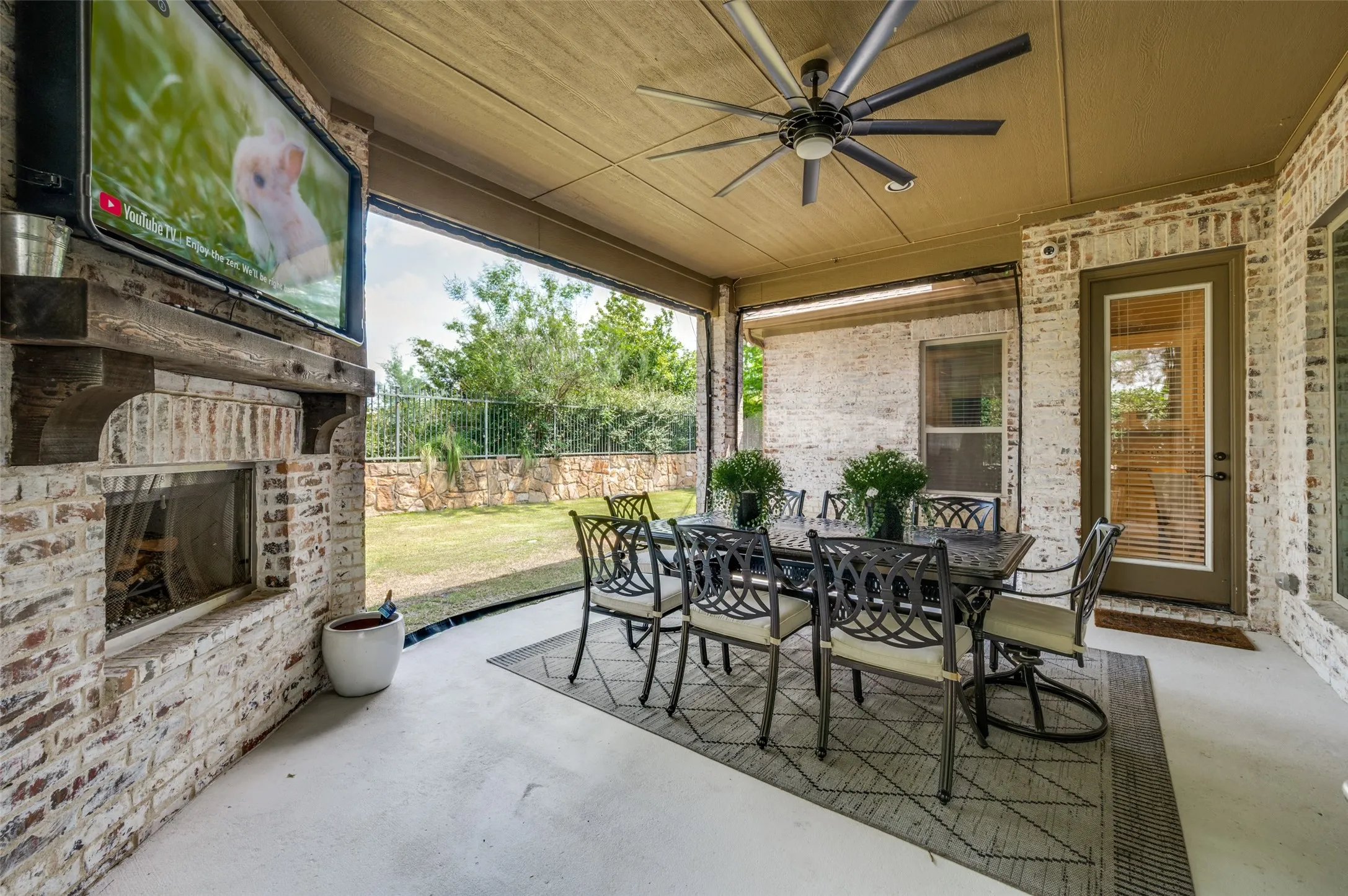 Back patio