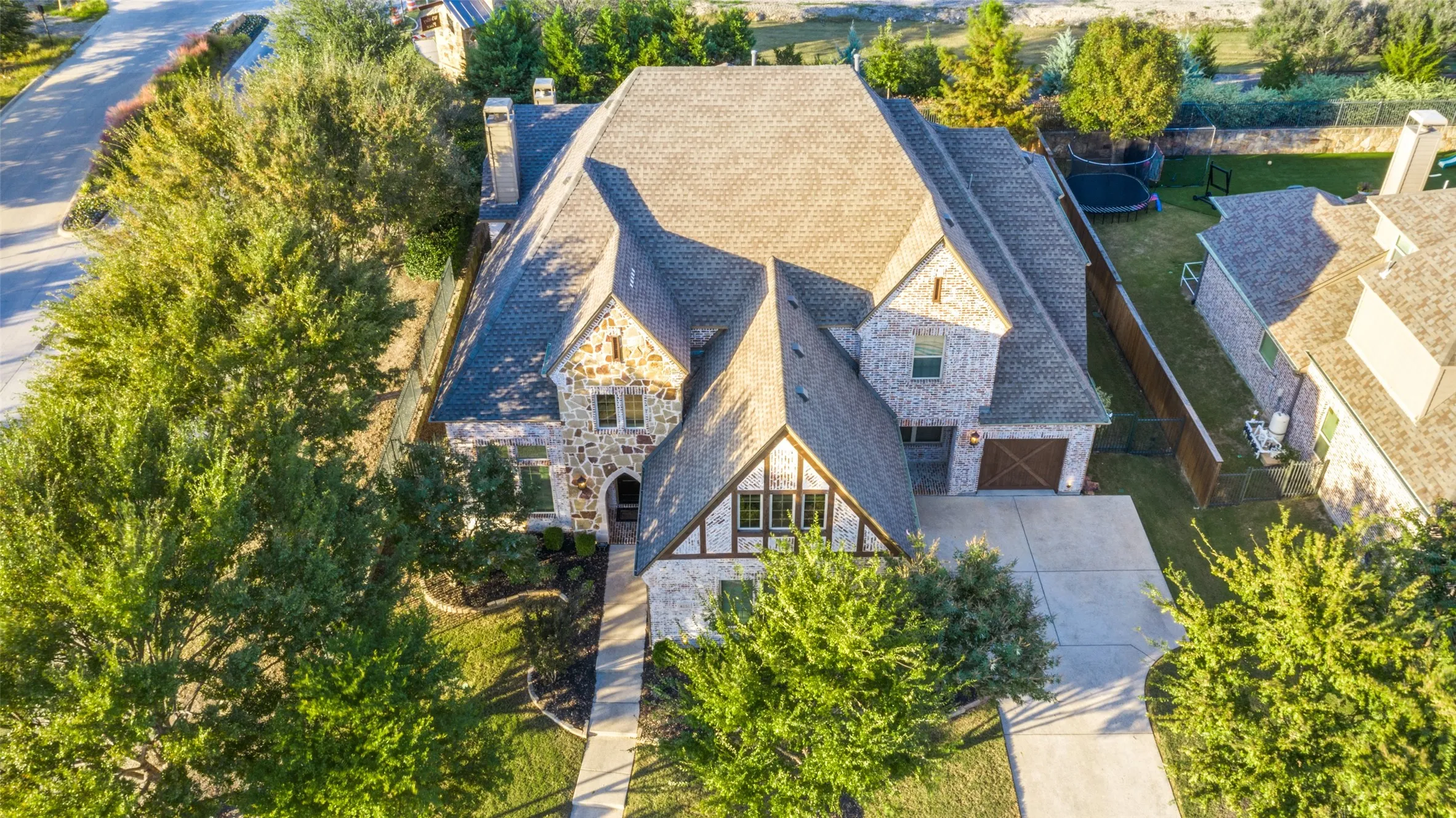 Overhead view