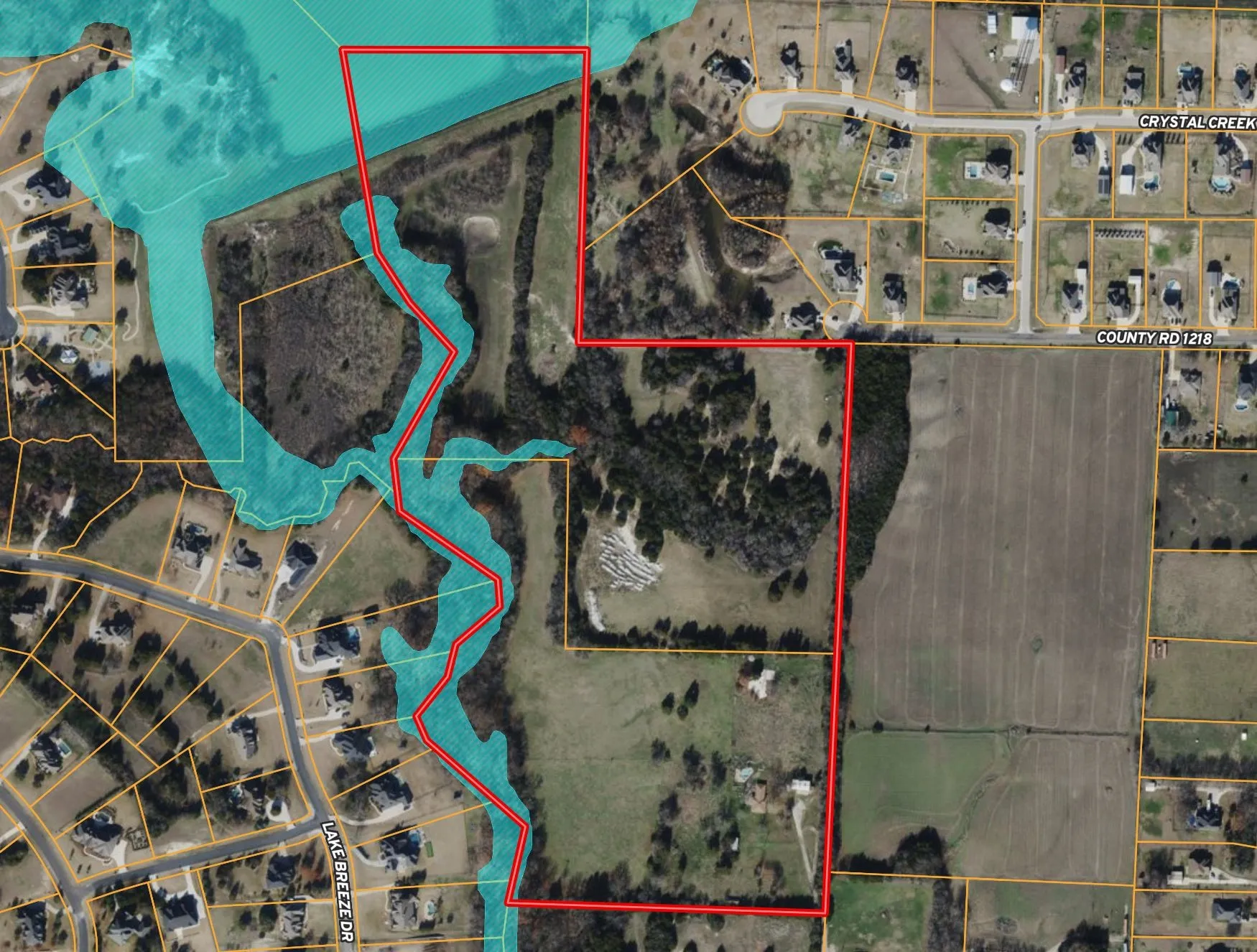 Boundaries w/ 100-yr floodplain overlay