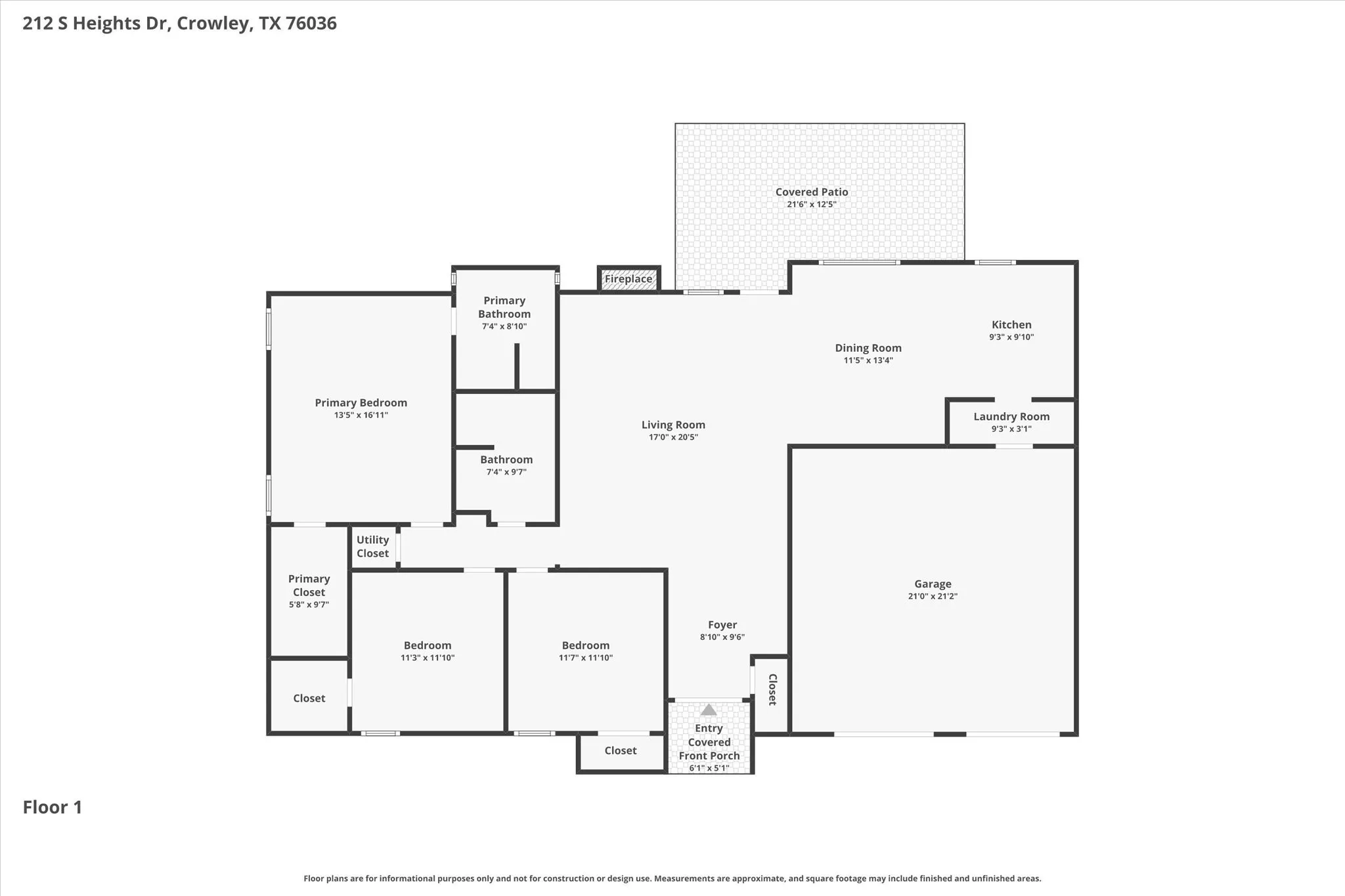 Single Family Residence For Sale in Tarrant County , 212 S Heights Drive, Crowley, Texas 76036, 3 Bedroom, 2 Bathroom, 2 Garage spaces, 1,614 Sqft, built in 1973, Preowned, mls#21251617, Real Estate Agent in Crowley, Homes For Sale in Tarrant county, Homes For Sale in Crowley, Realtor in Crowley Texas, Real Estate Brokerage Independent Realty Texas, Luminita Cordes Realtor