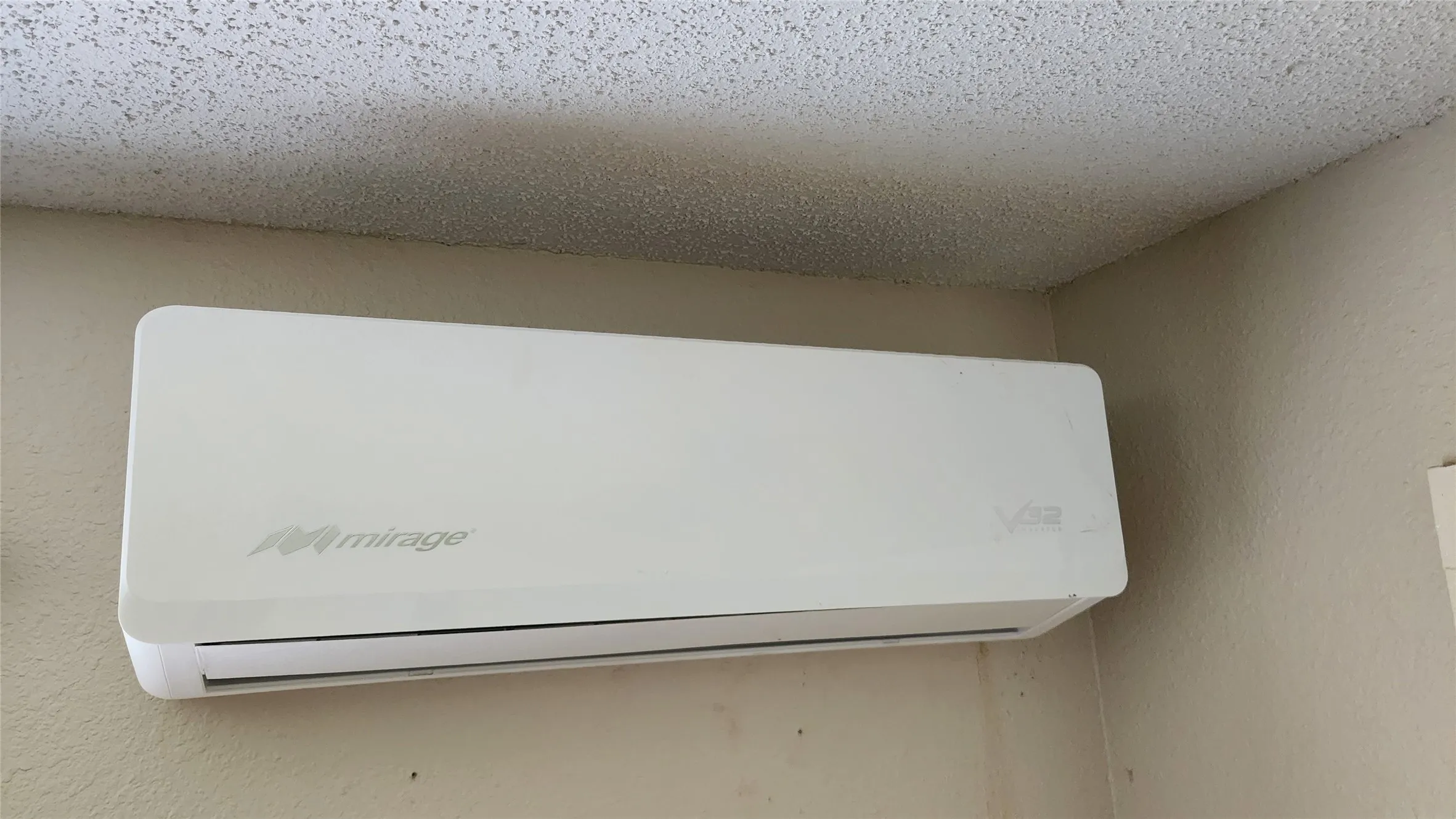 Mini split in primary bedroom